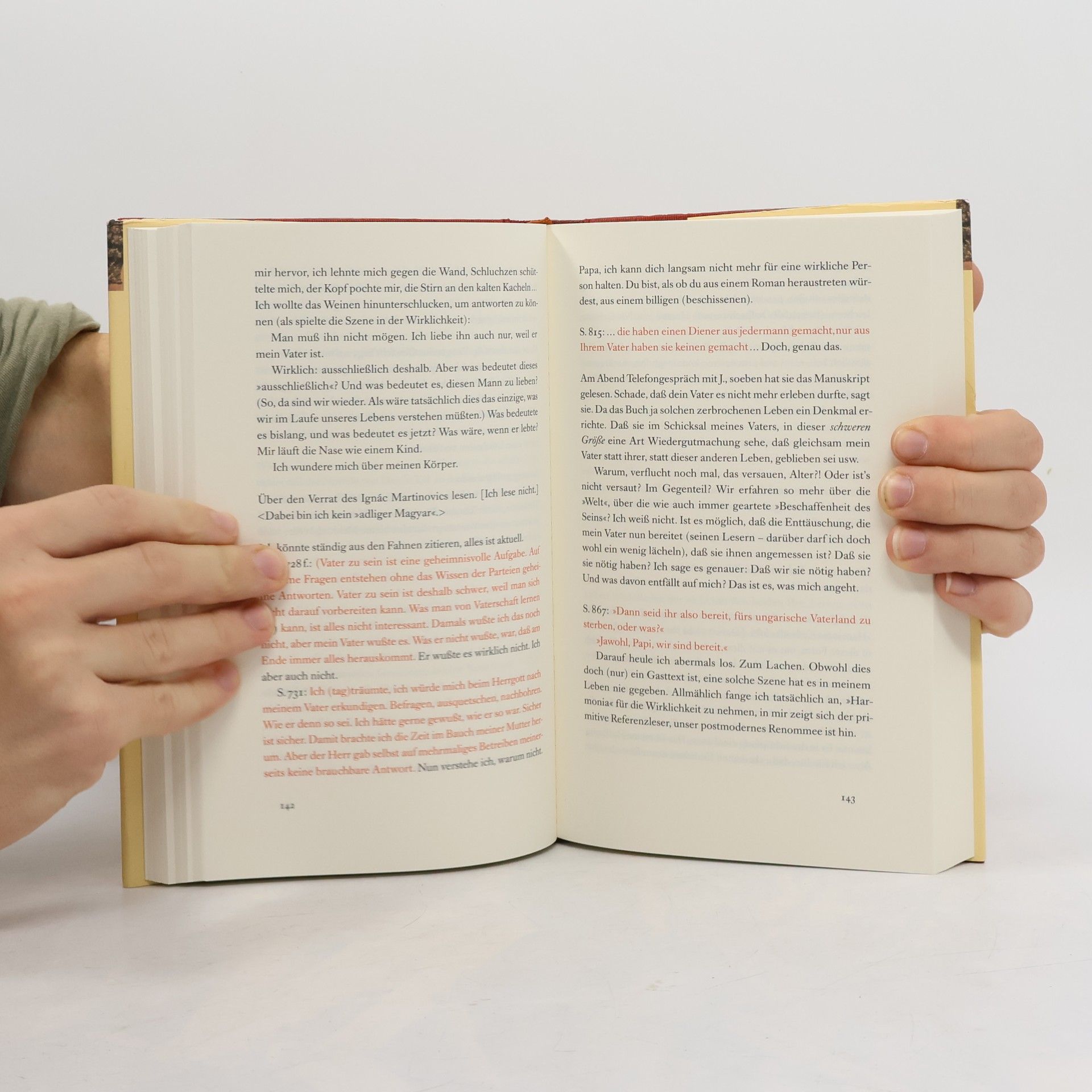 Péter Esterházy Verbesserte Ausgabe