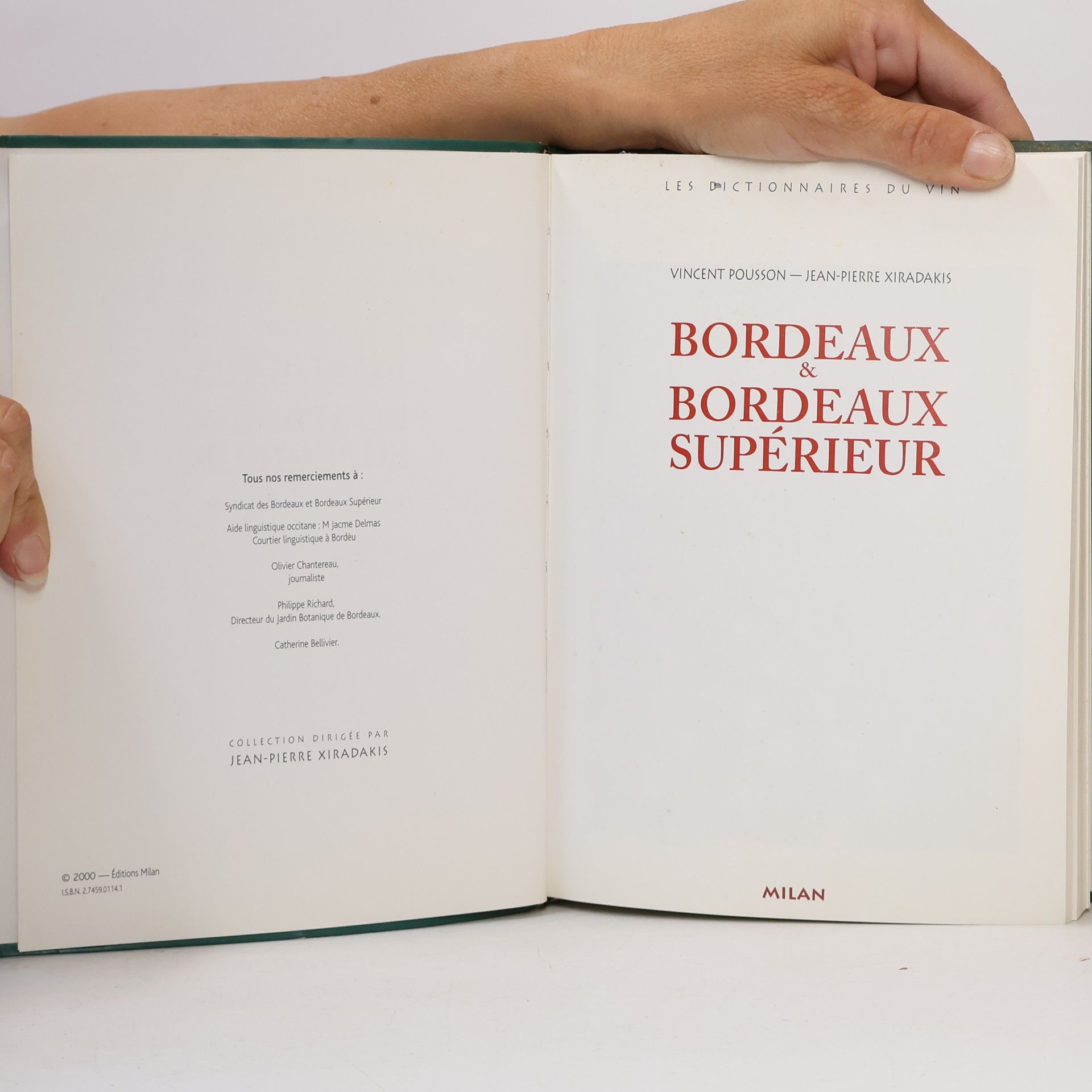 Vincent Pousson Le Dico des vins abordables 2001