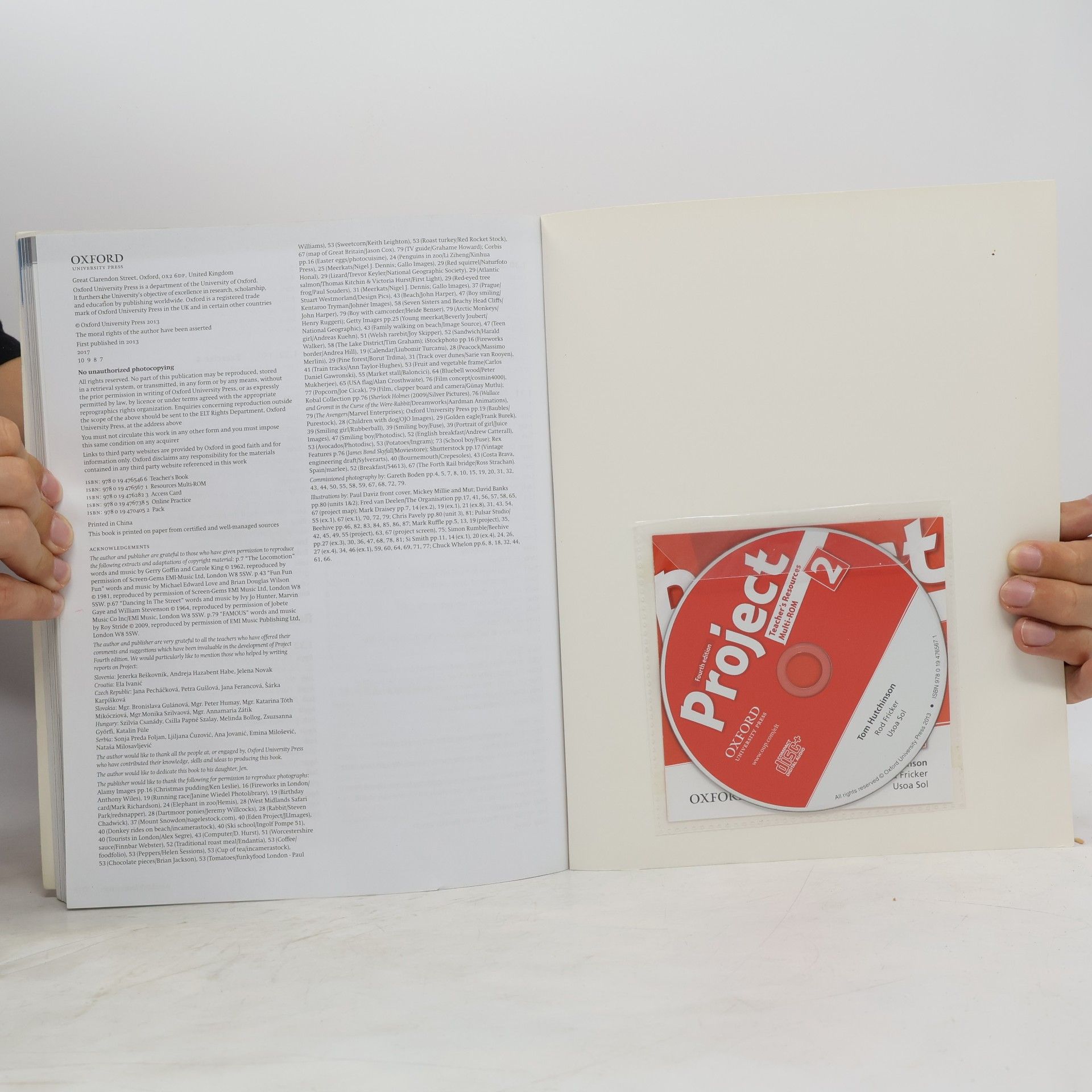Tom Hutchinson Project 2. Teacher's book. Fourth edition