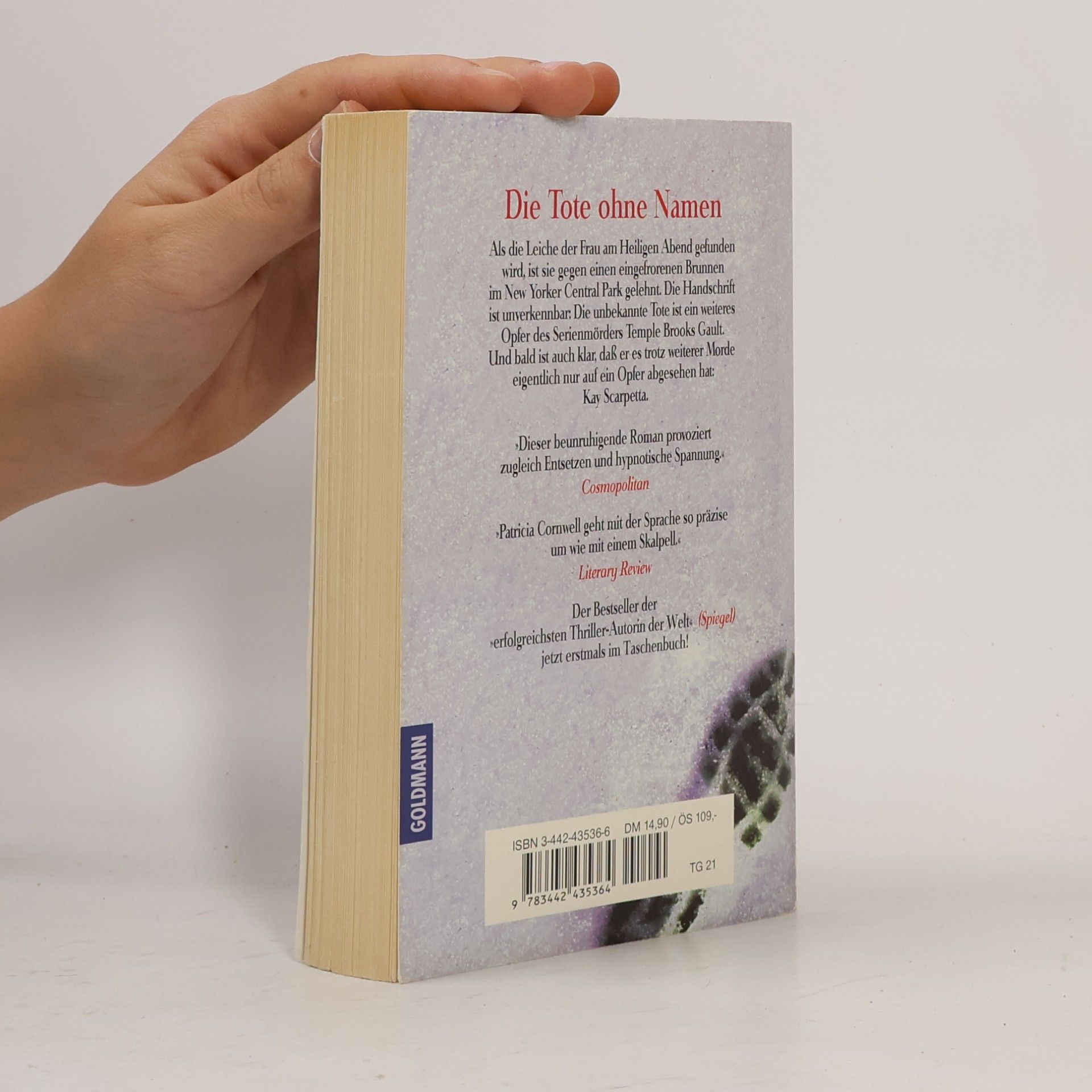 Patricia Cornwell Die Tote ohne Namen