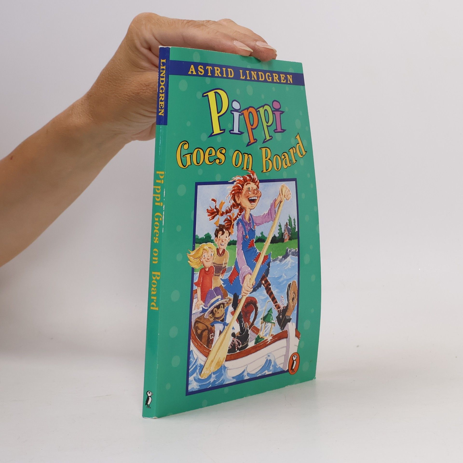 Astrid Lindgrenová Pippi Goes on Board. Pippi Langstrumpf geht an Bord, engl. Ausgabe