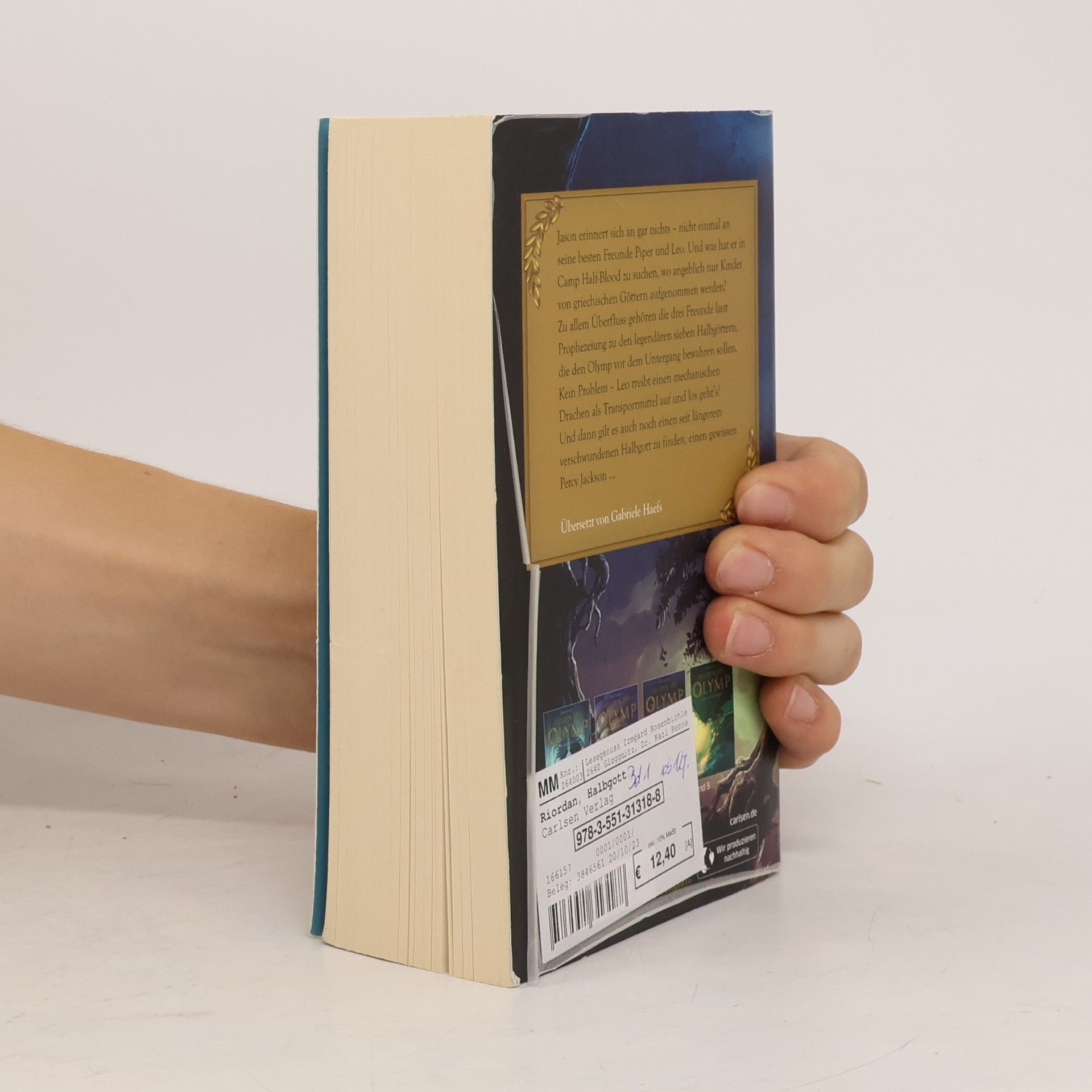 Rick Riordan Helden des Olymp. Der verschwundene Halbgott