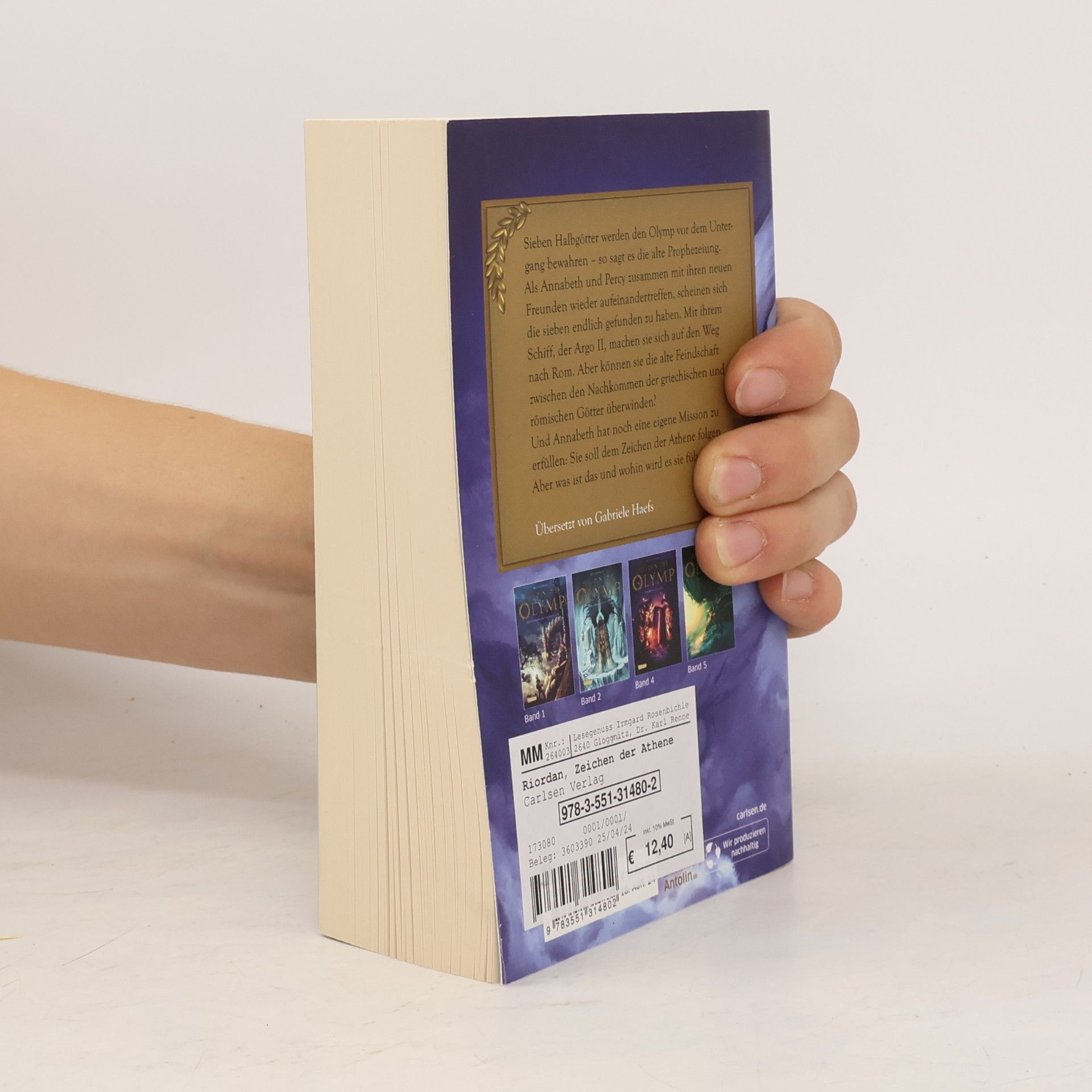 Rick Riordan Das Zeichen der Athene