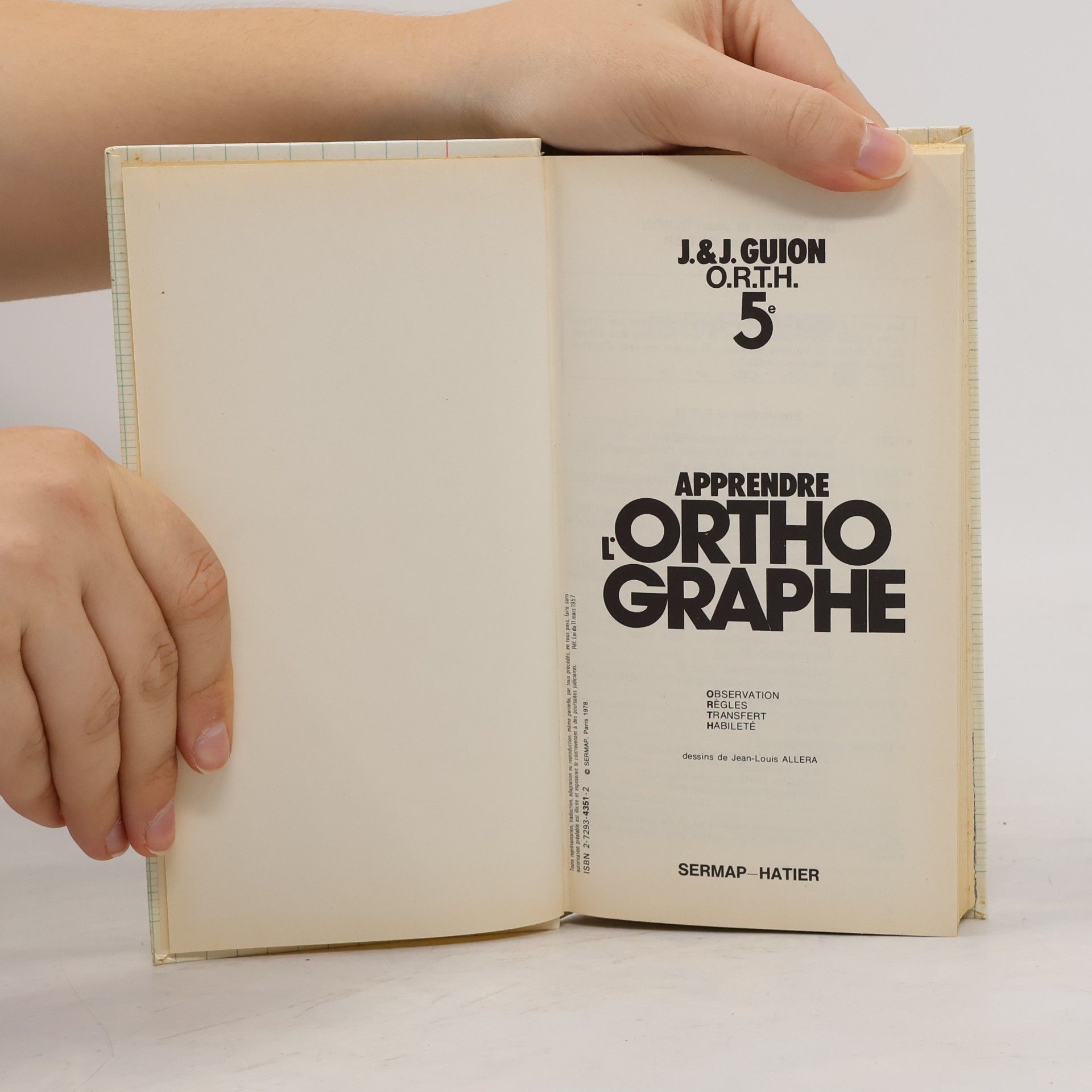 Jean Guion Apprendre l'orthographe
