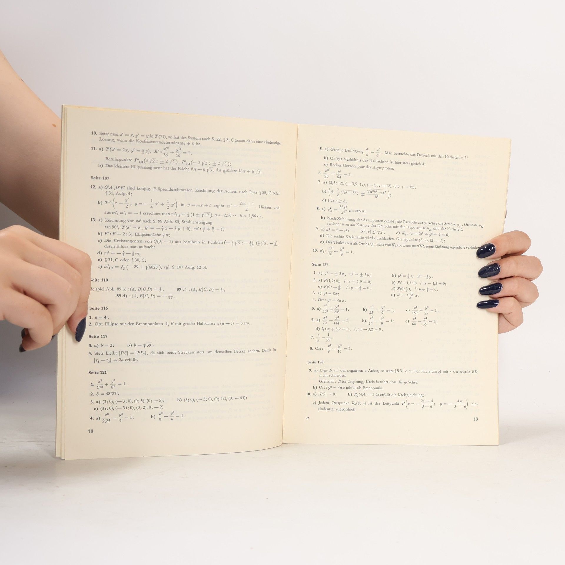 Hans Honsberg Analytische Geometrie