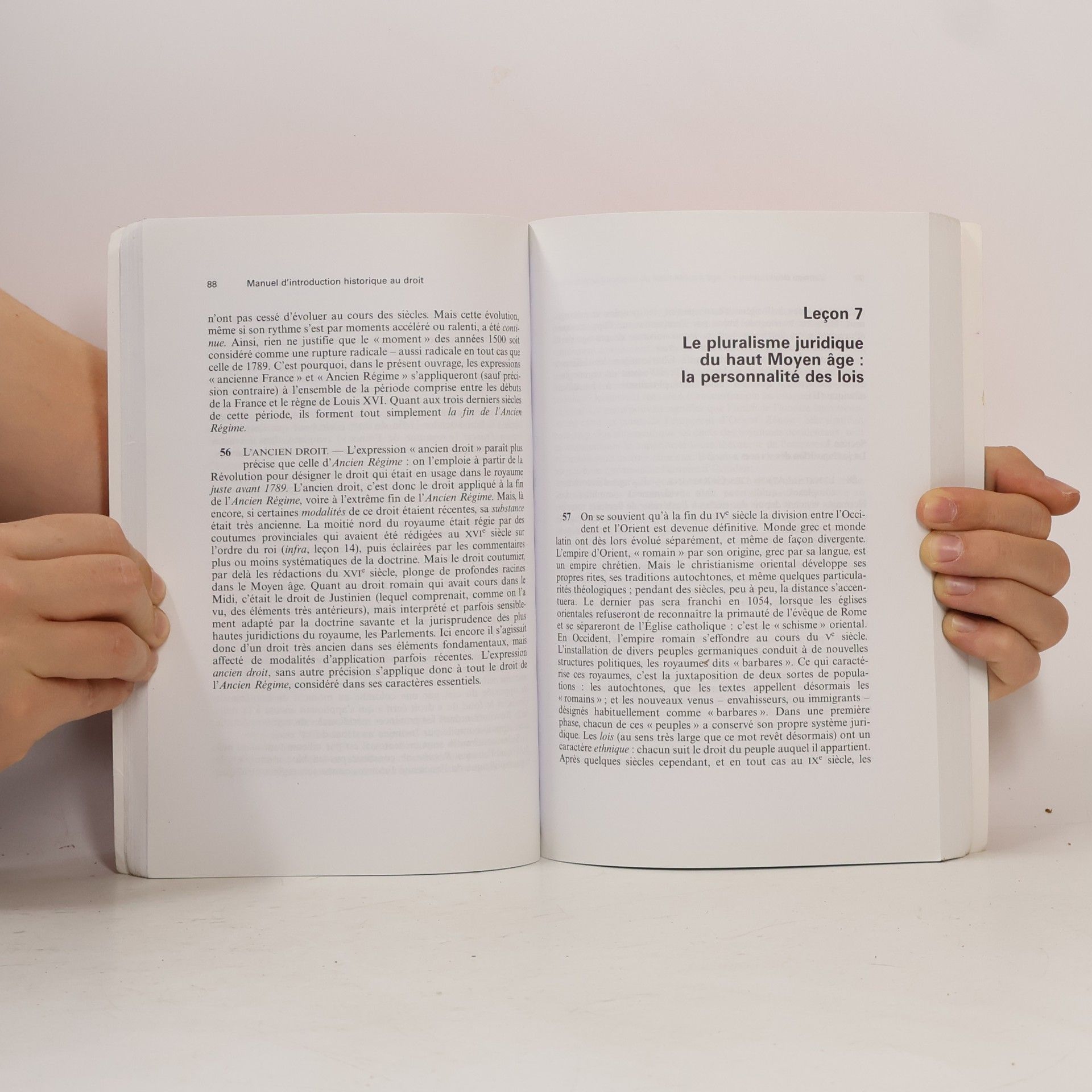 Jean-Marie Carbasse Manuel d'introduction historique au droit - 4e édition révisée