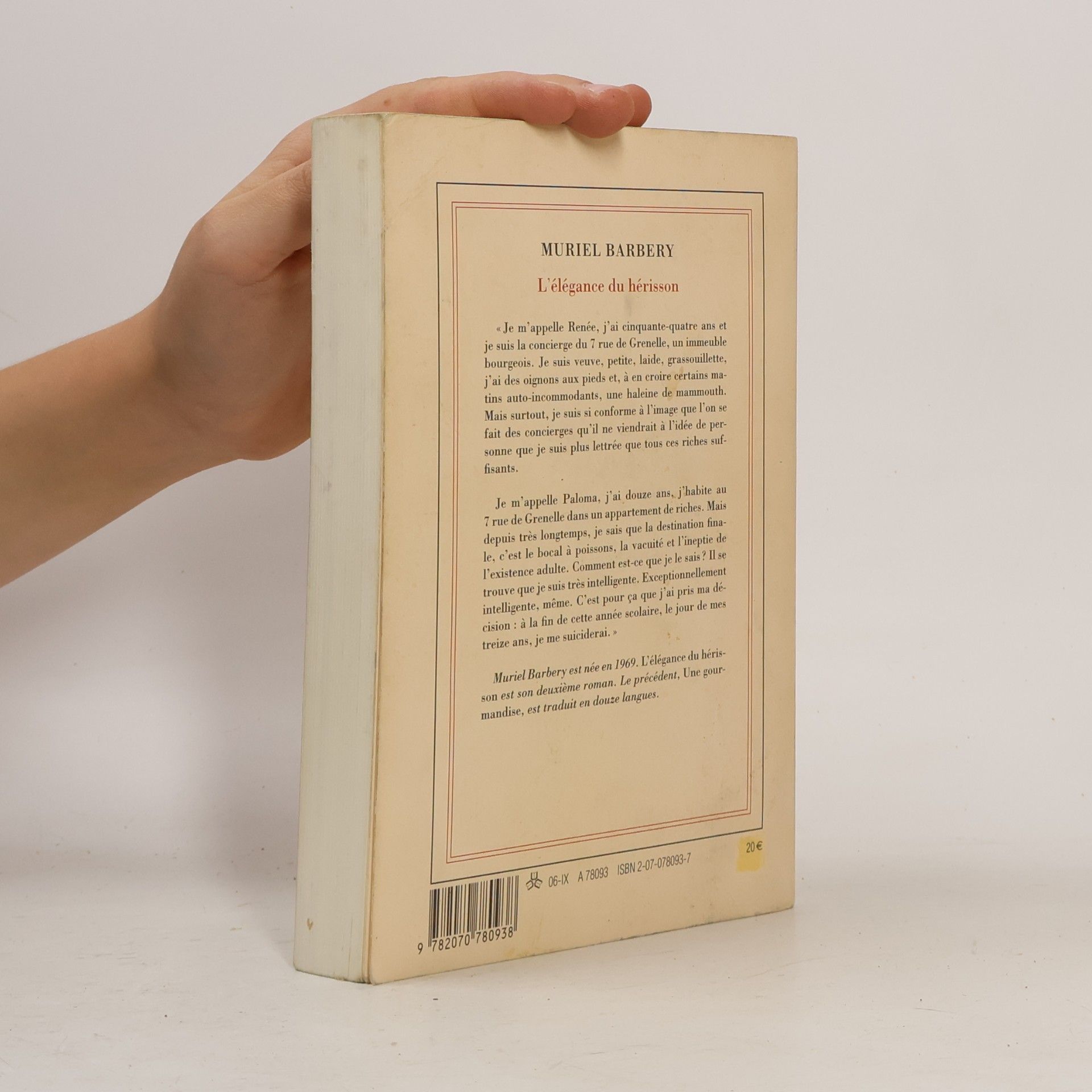 Muriel Barbery L'élégance du hérisson : roman