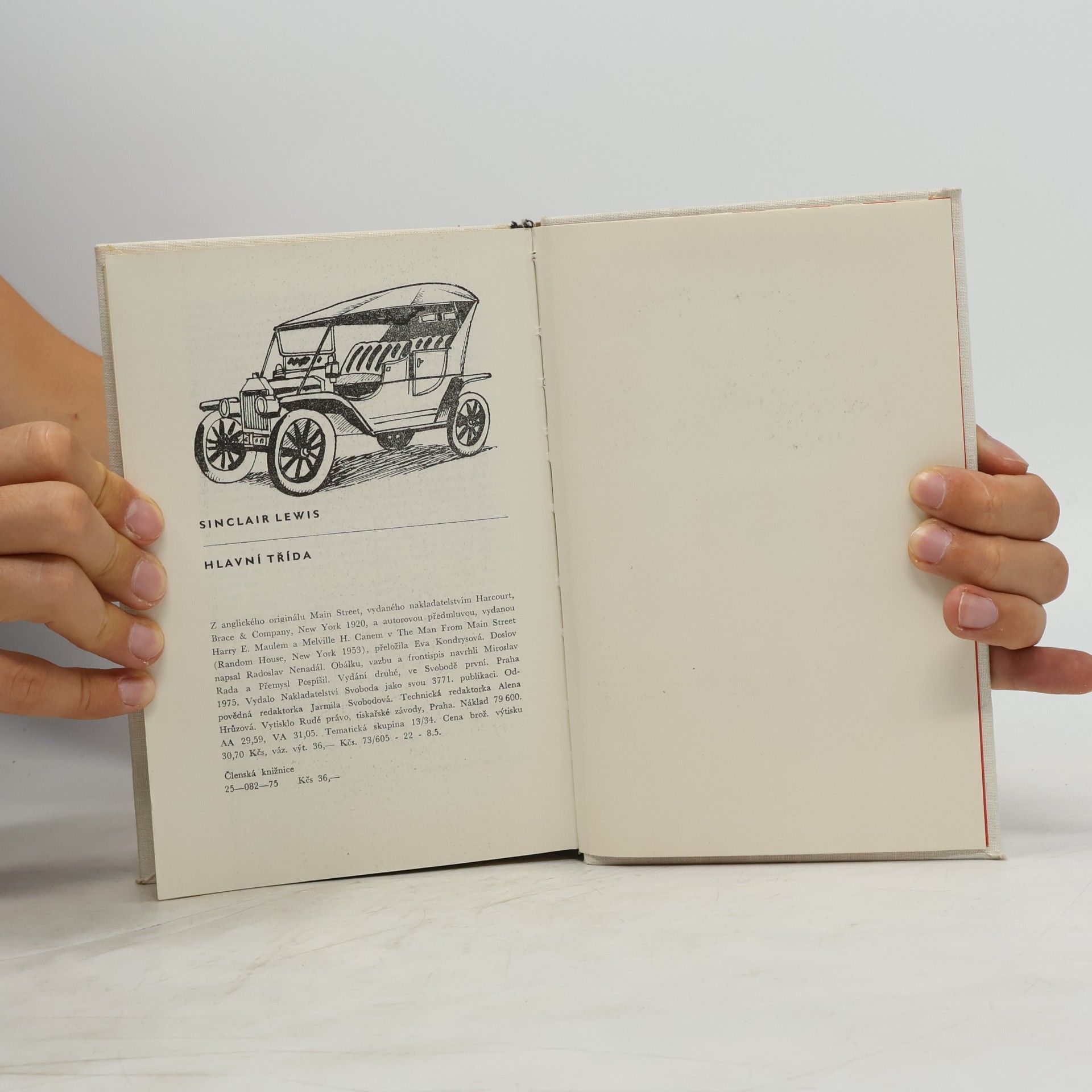 Sinclair Lewis Hlavní třída