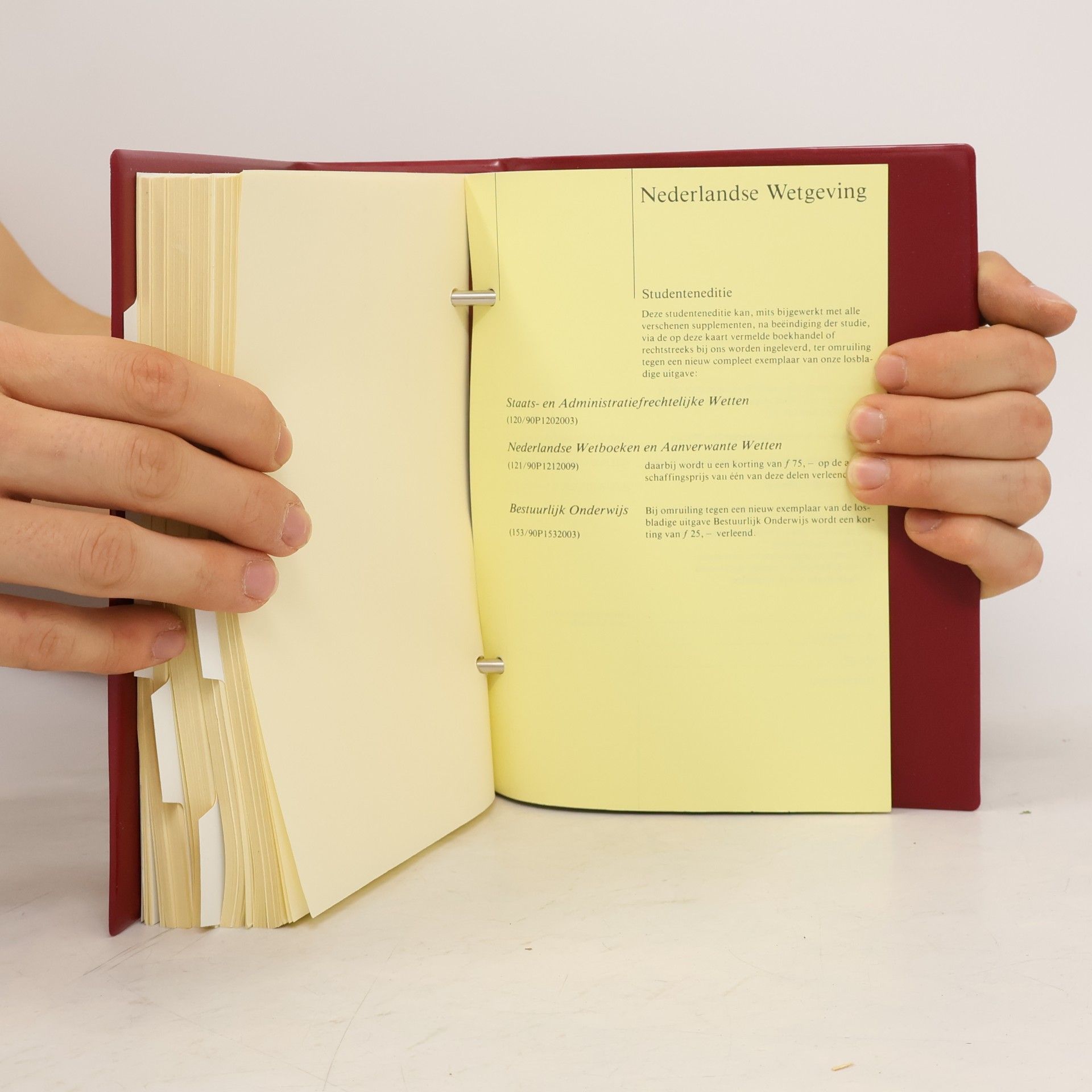 Various authors Nederlandse wetgeving. Studenten Editie II