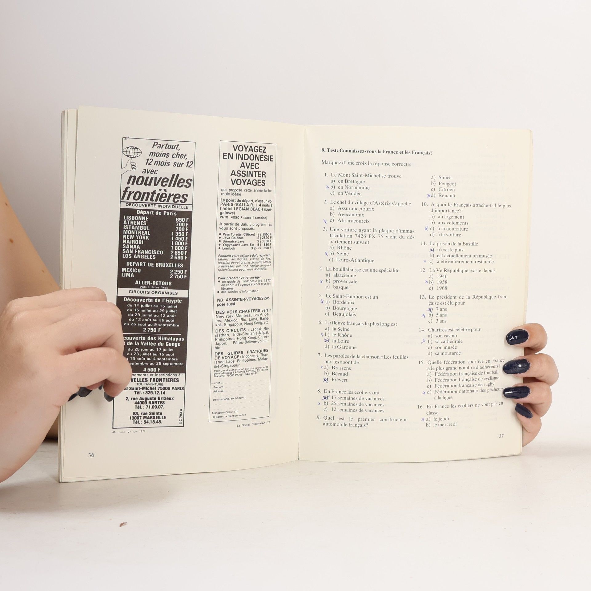 Dolores Fiusa Cahier de l'élève: En effeuillant la marguerite