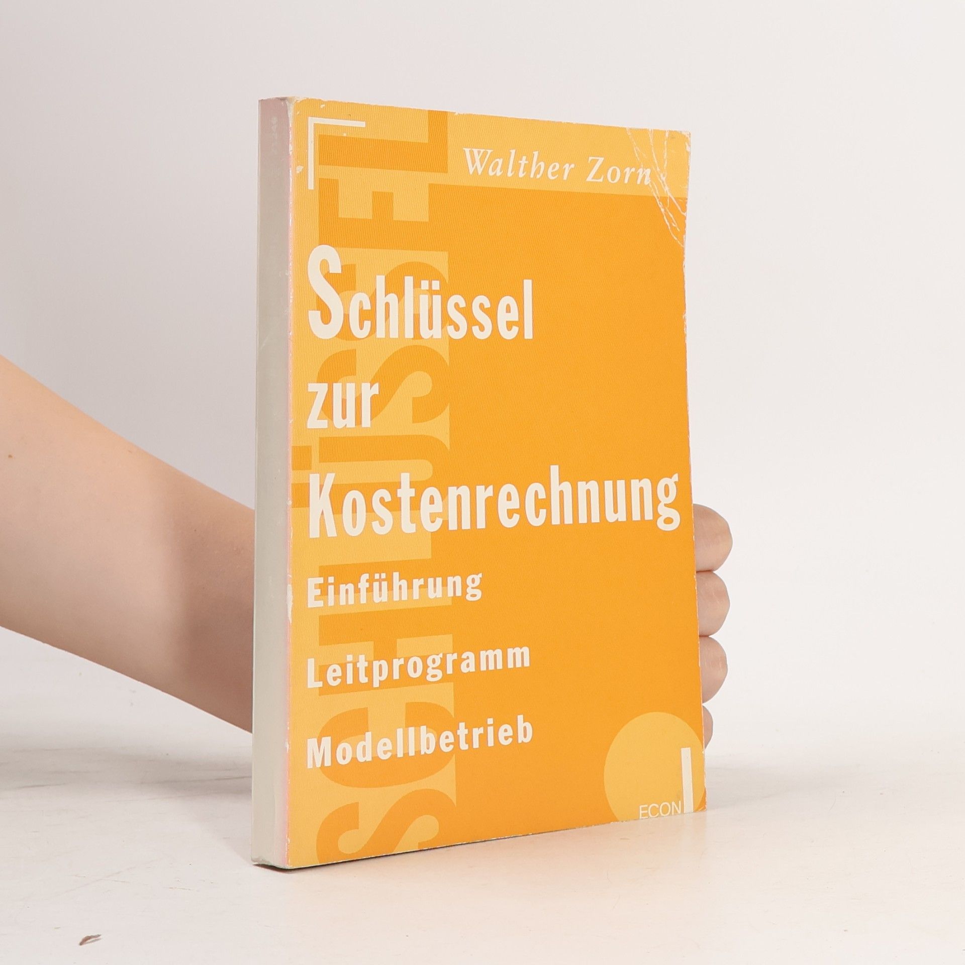 Walther Zorn Schlüssel zur Kostenrechnung