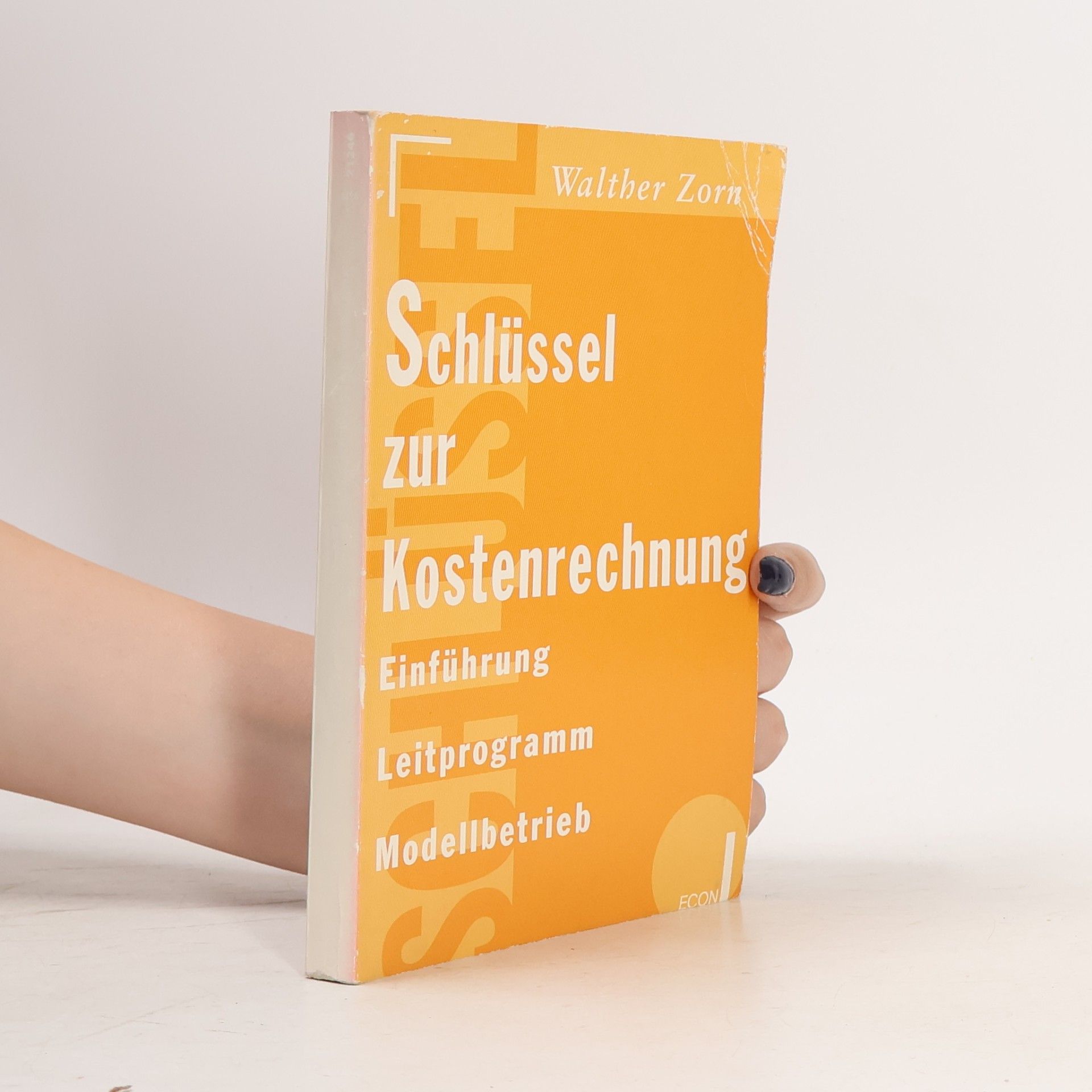 Walther Zorn Schlüssel zur Kostenrechnung