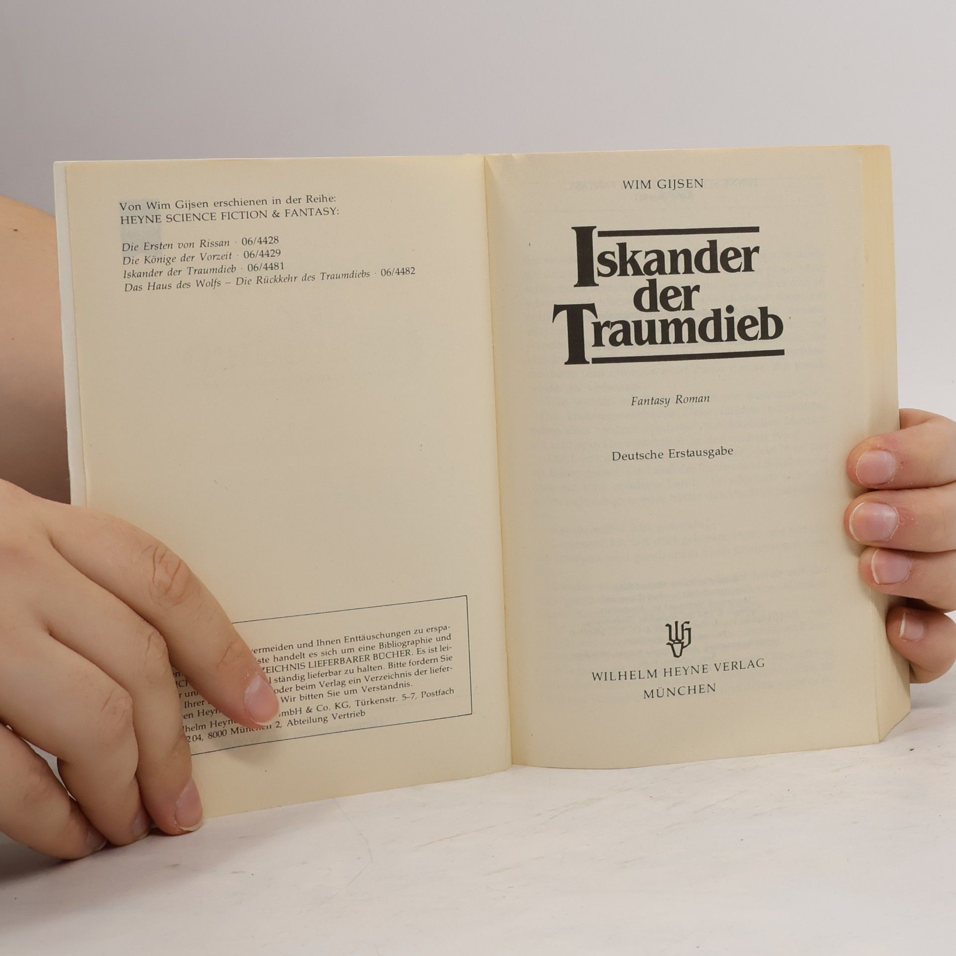 Wim Gijsen Iskander, der Traumdieb