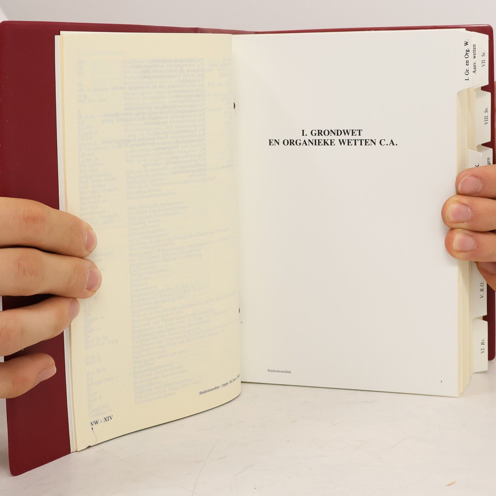 Various authors Nederlandse wetgeving. Studenten Editie