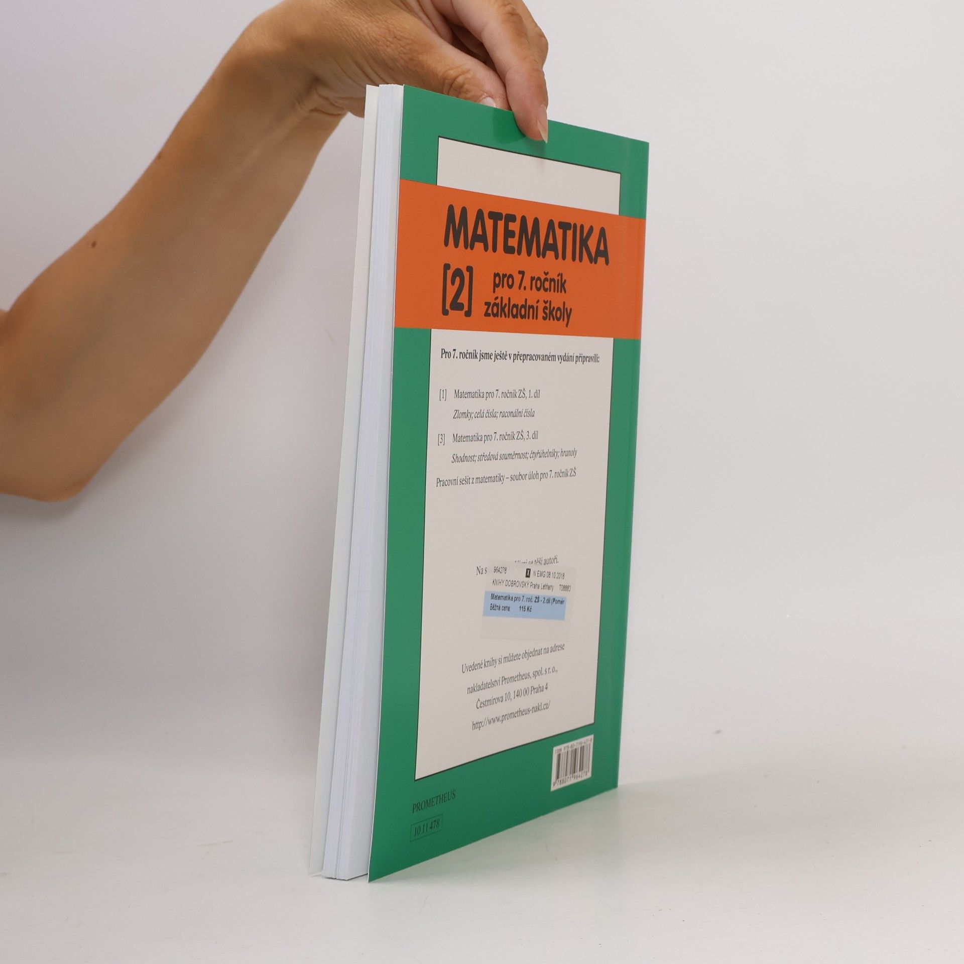 Oldřich Odvárko Matematika pro 7.ročník základní školy 2.díl
