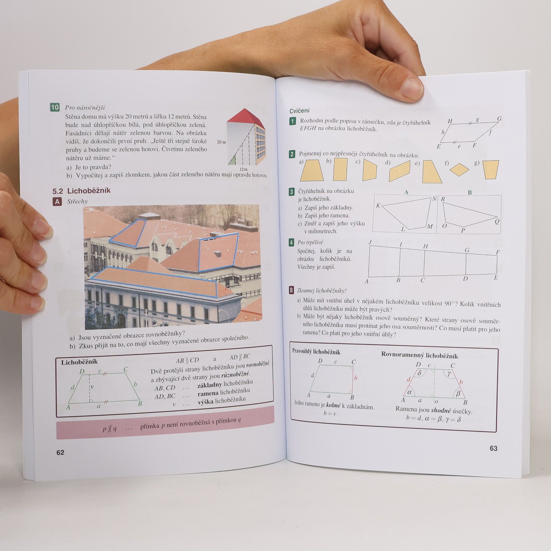 Oldřich Odvárko Matematika pro 7. roč. ZŠ - 3.díl (Shodnost; středová souměrnost)