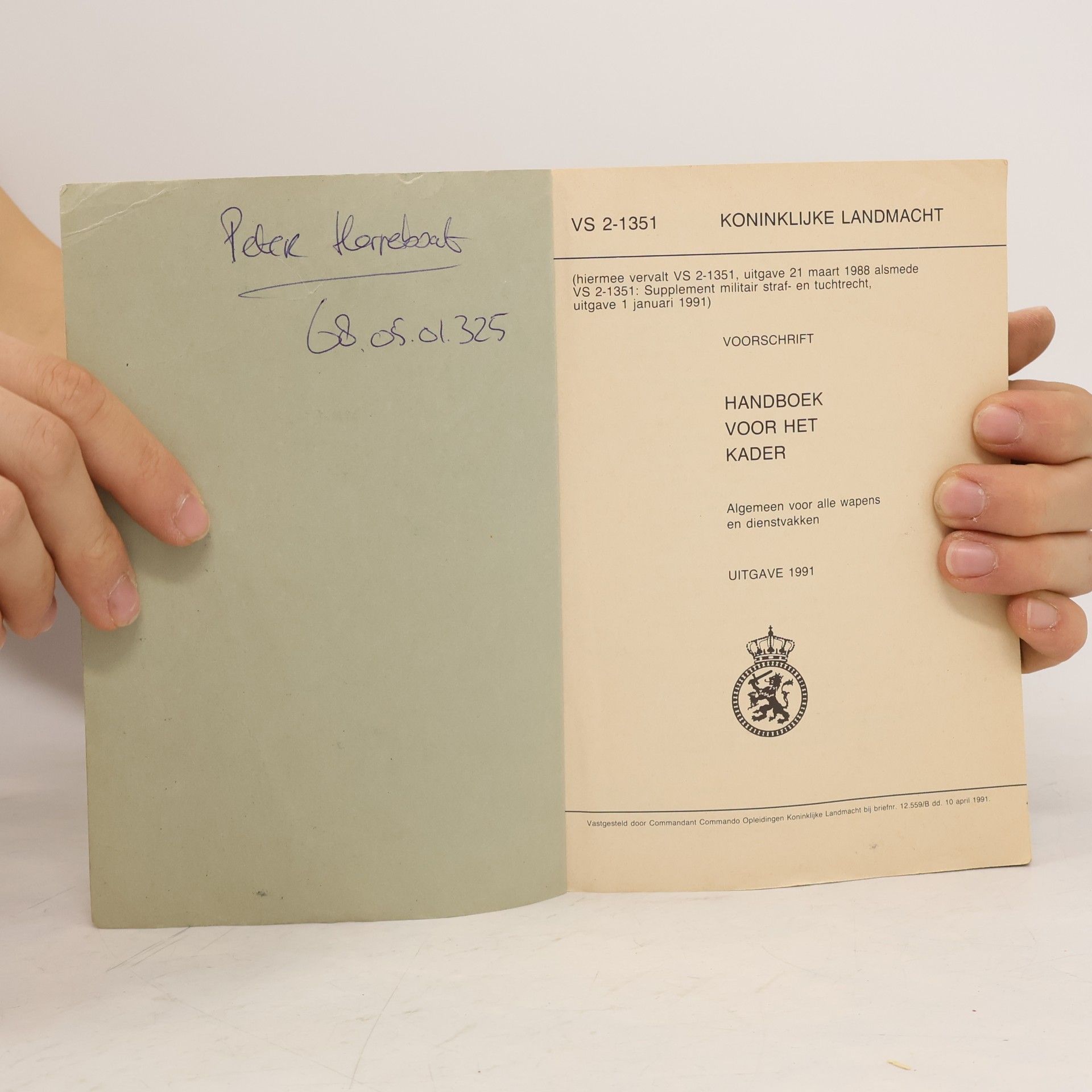 Various authors Handboek voor het kader