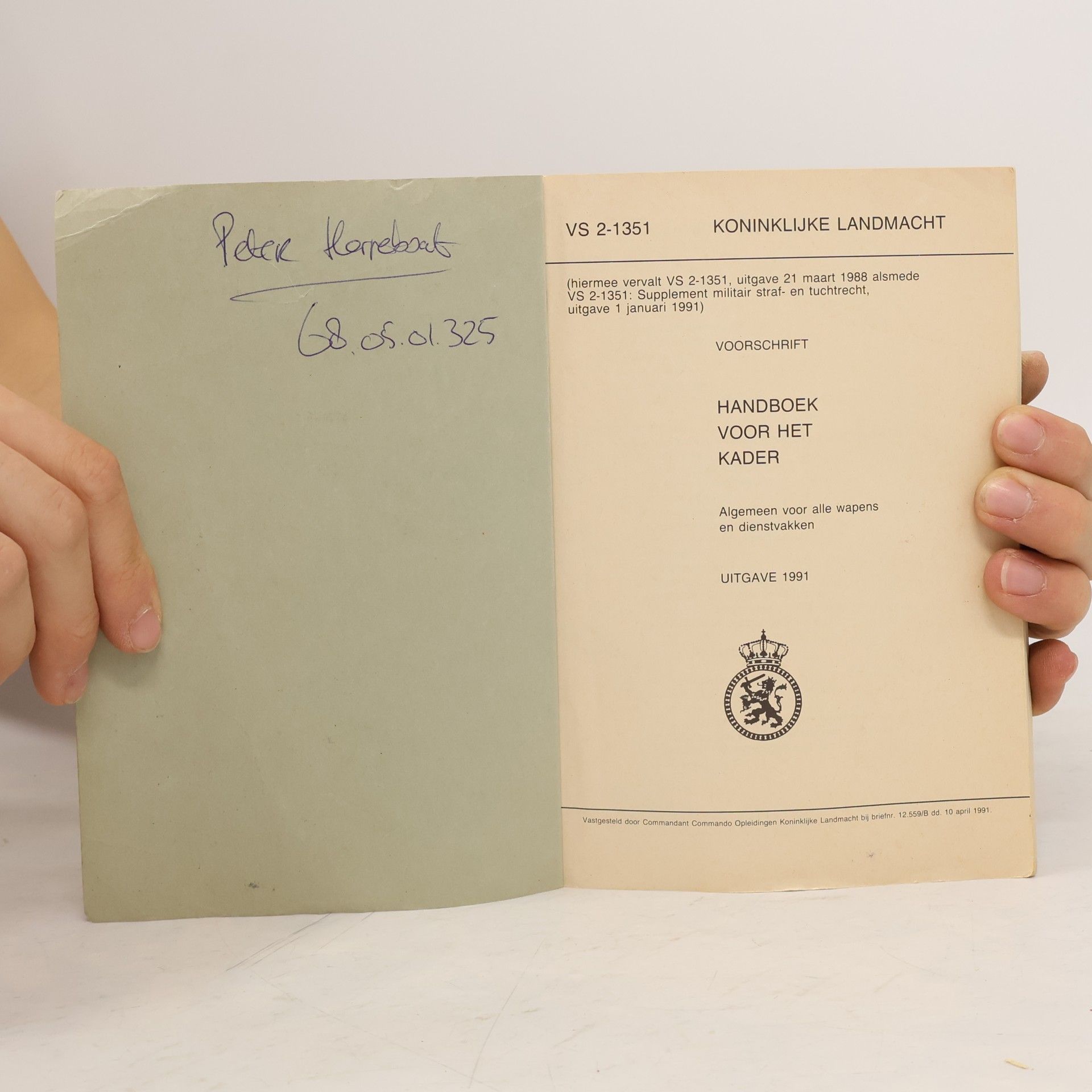 Various authors Handboek voor het kader