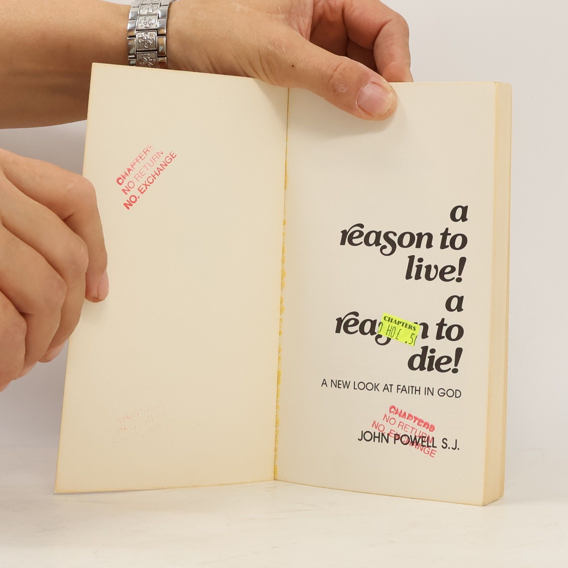 Patricia E. Ricci A Reason to live! A reason to die!