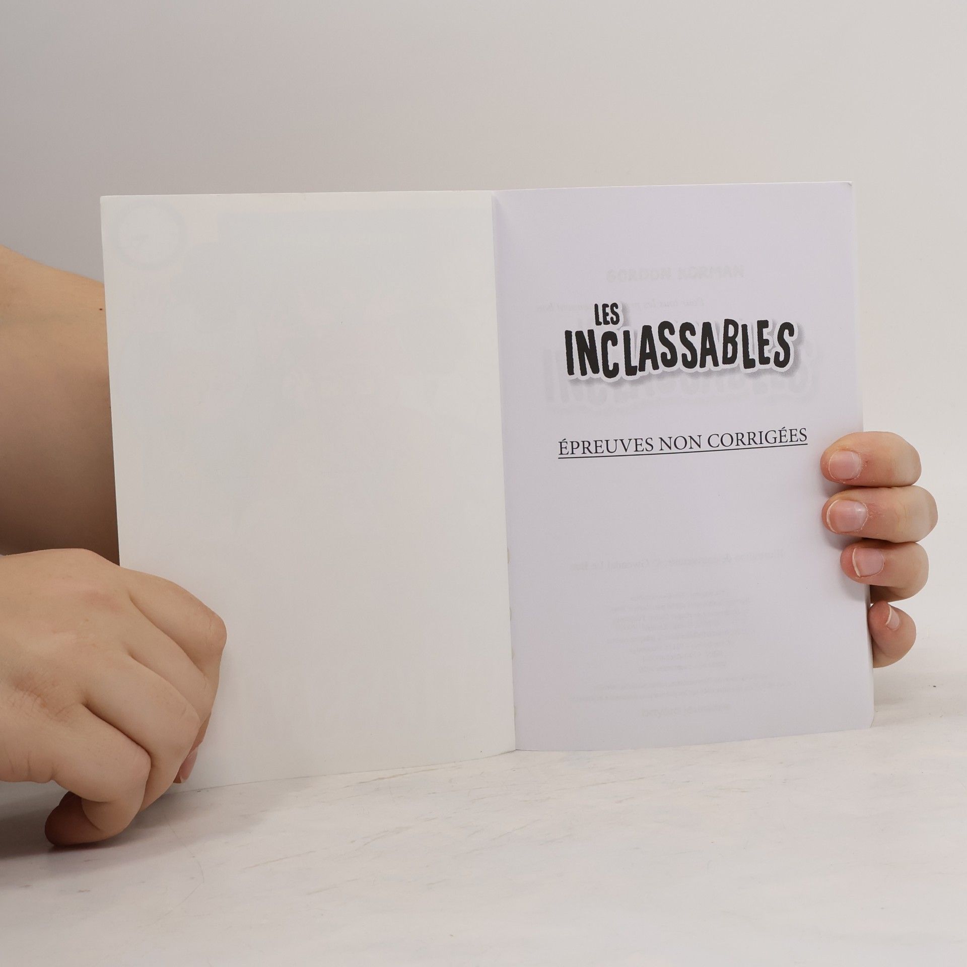 Gordon Korman Les inclassables