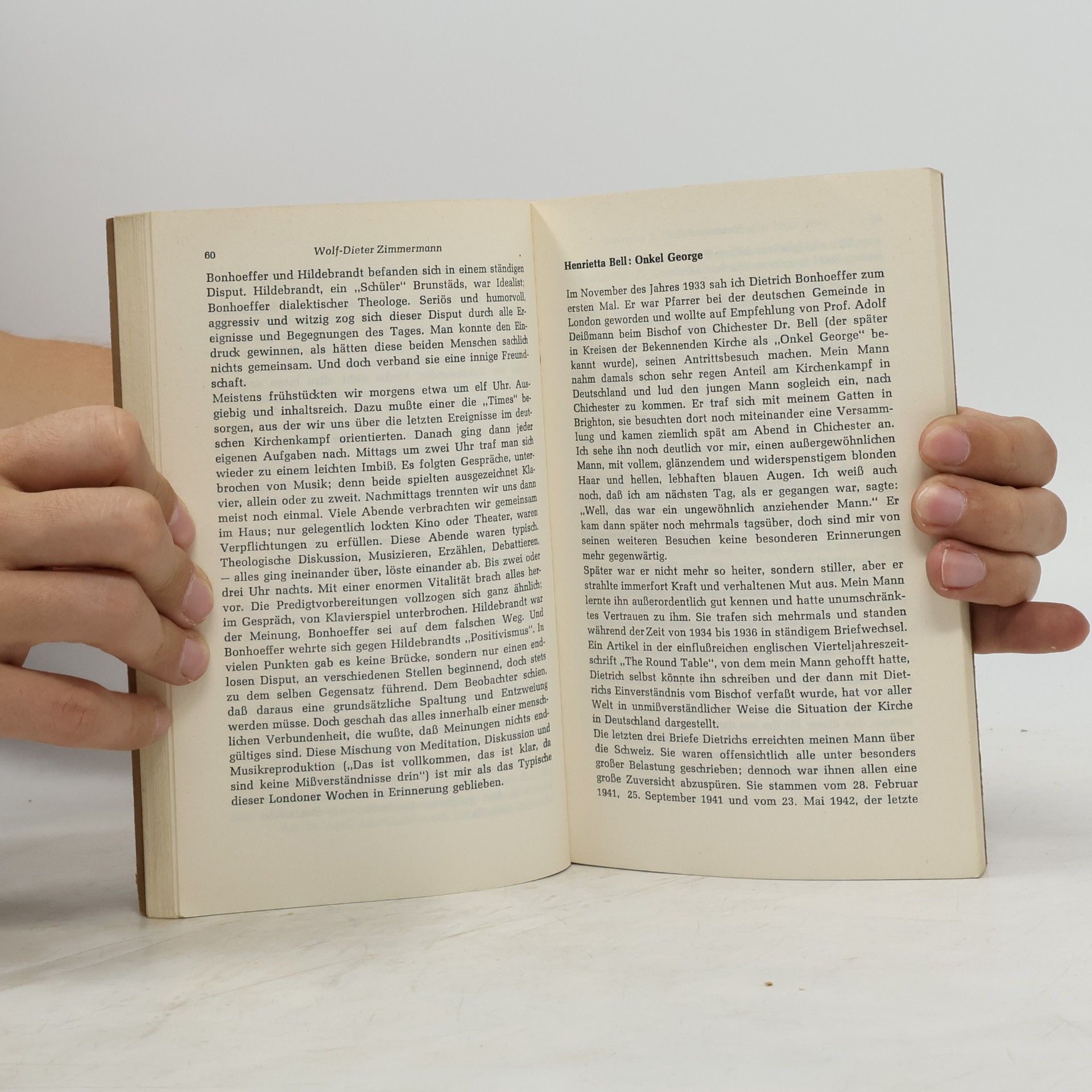 Wolf Dieter Zimmermann Begegnungen mit Dietrich - Bonhoeffer ein Almanach
