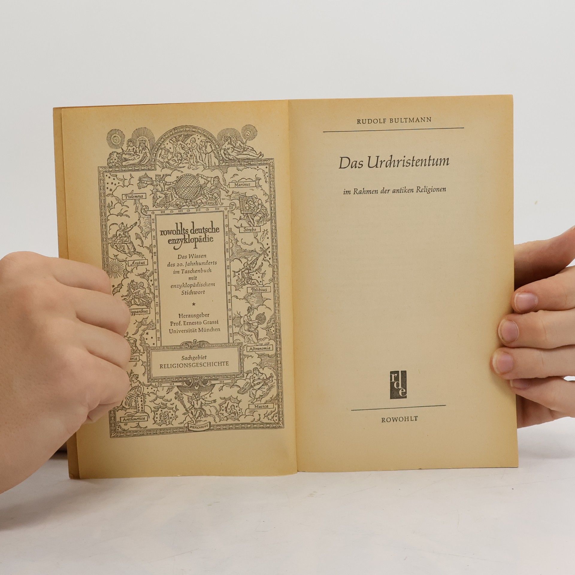 Rudolf Bultmann Das Urchristentum im Rahmen der antiken Religionen