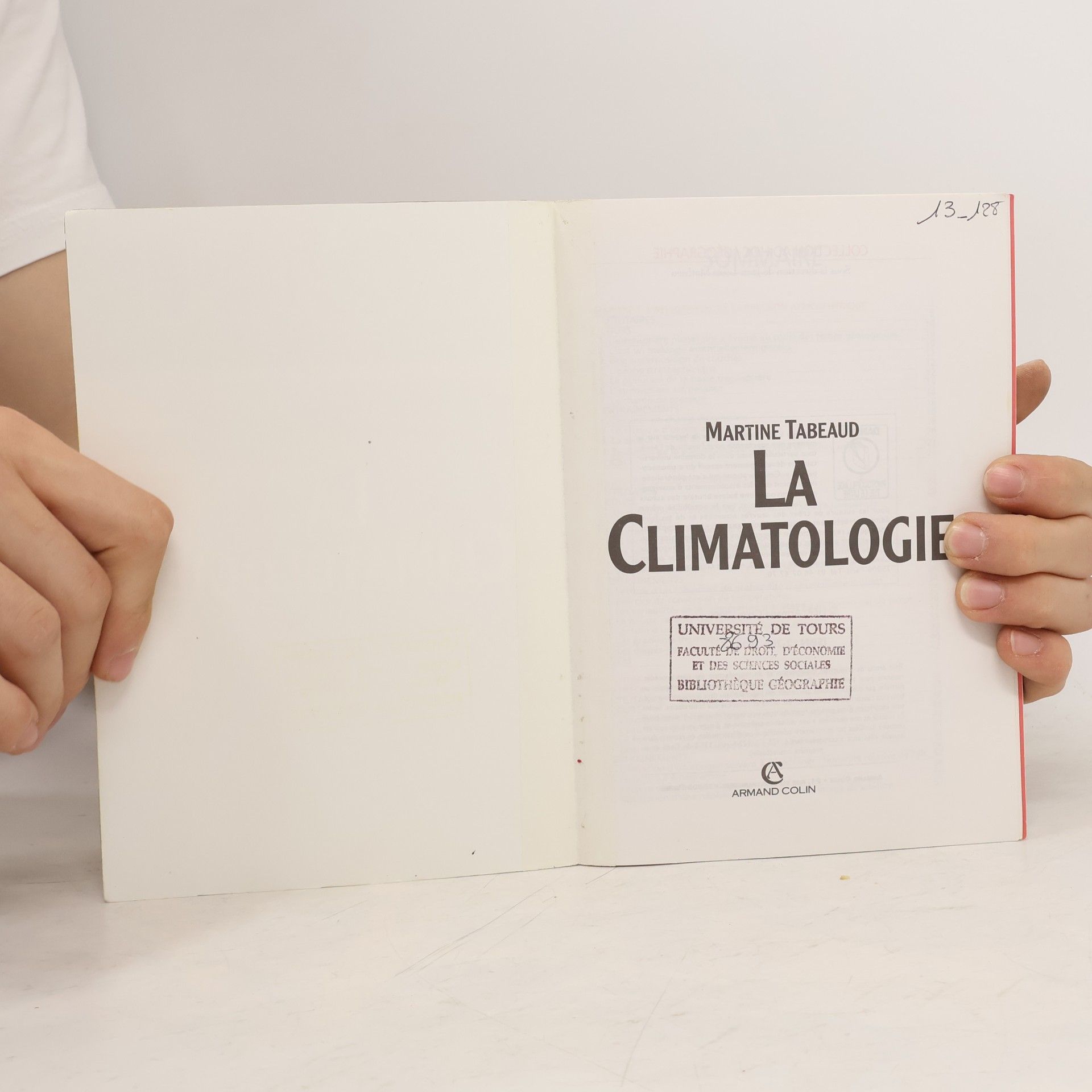 Martine Tabeaud Introduction à la climatologie