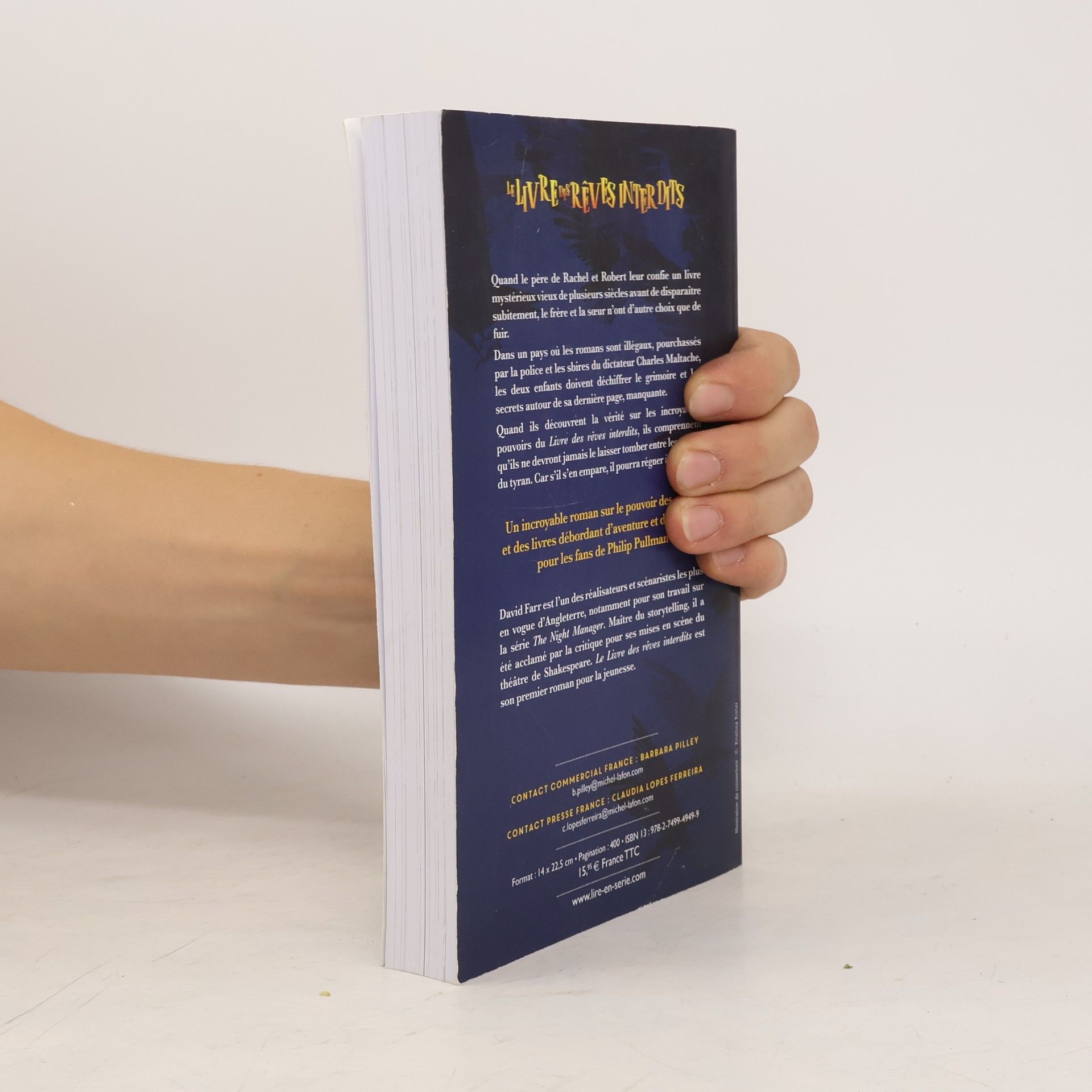 David Farr Le livre des reves interdits