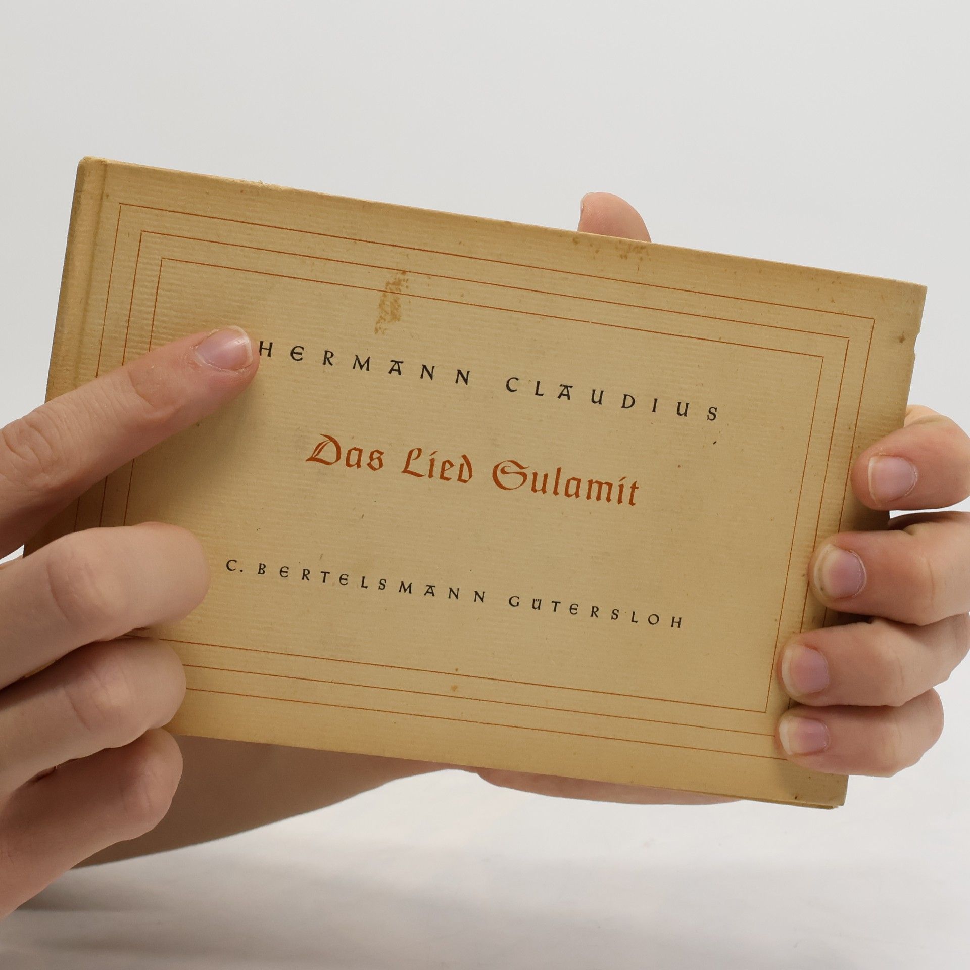 Hermann Claudius Das Lied Sulamit