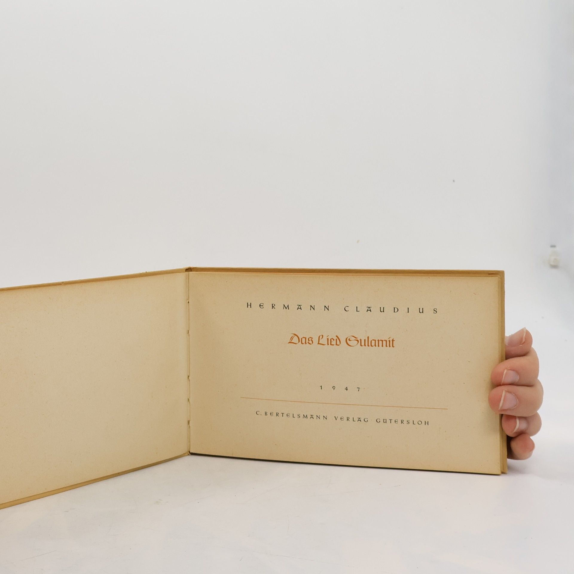 Hermann Claudius Das Lied Sulamit