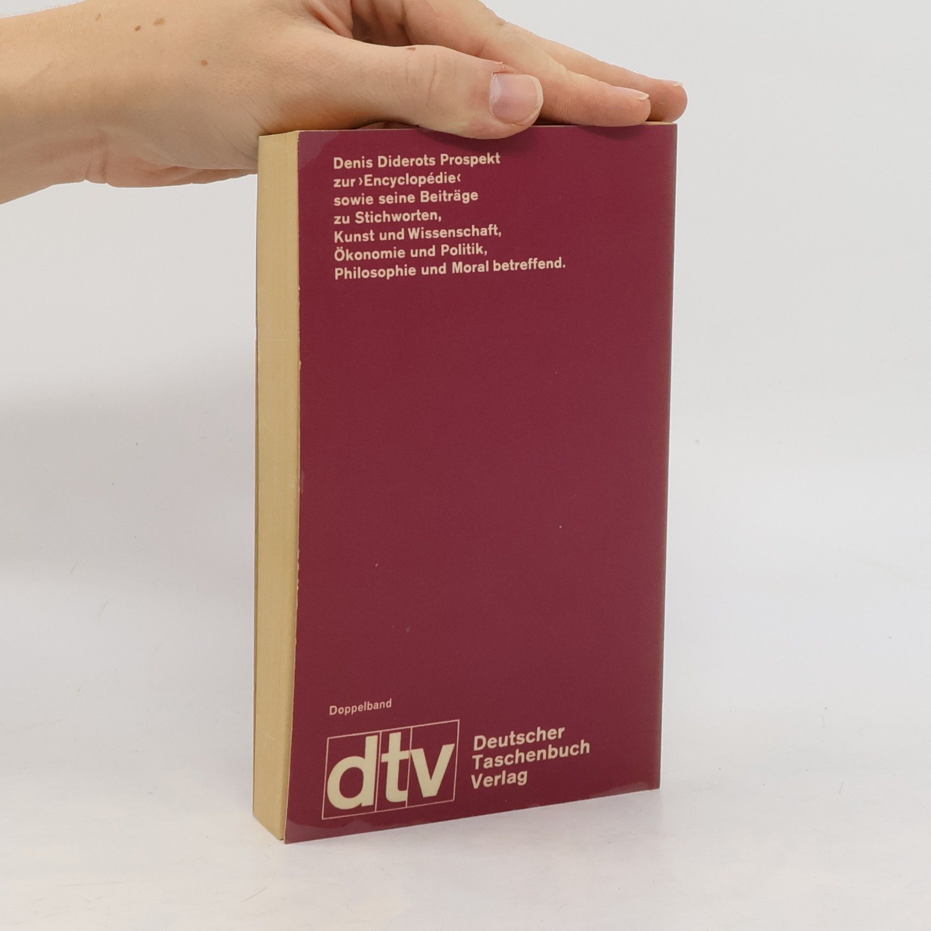 Denis Diderot Enzyklopädie Philosophische und politische Texte aus der Encyclopédie