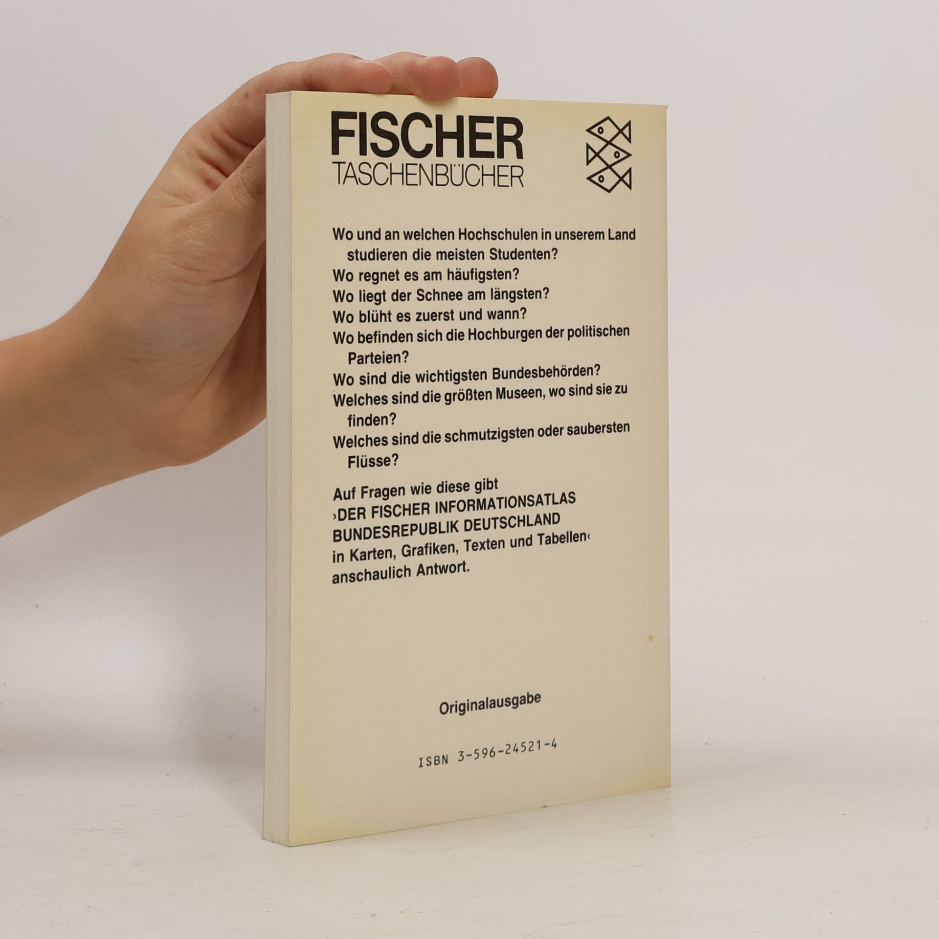 Manfred Dloczik Der Fischer-Informationsatlas Bundesrepublik Deutschland