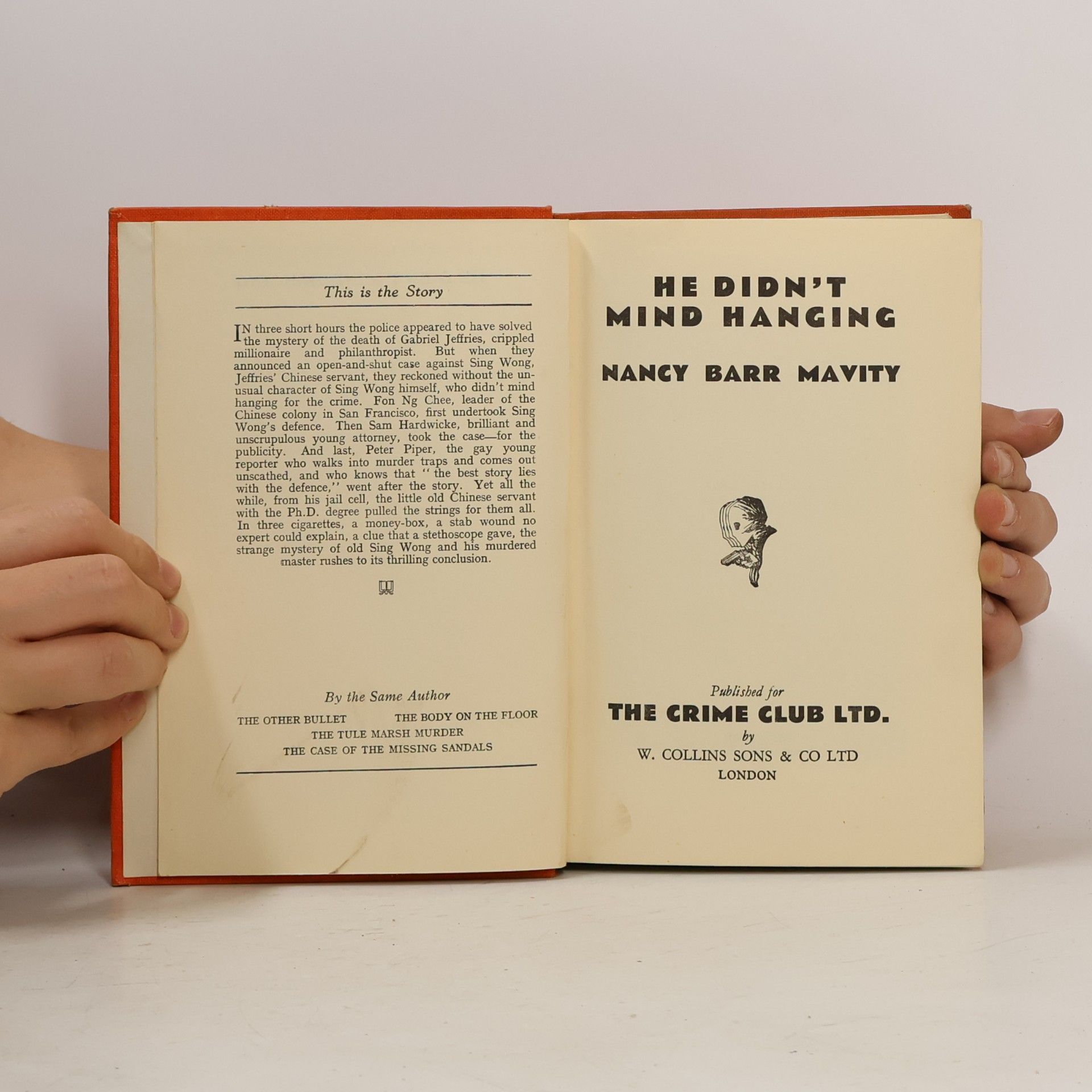 Nancy Barr Mavity He Didn´t mind Hanging