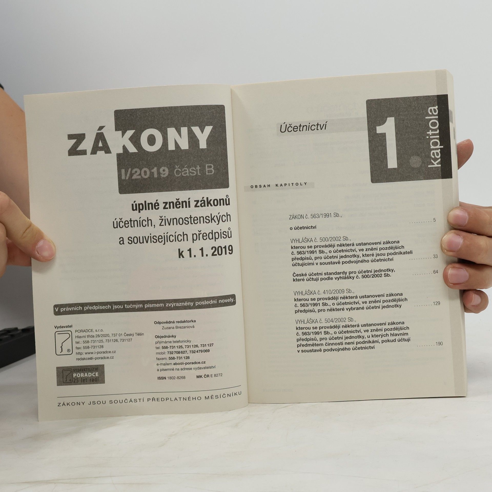 Kolektiv autorů Zákony 2019 I. část B.