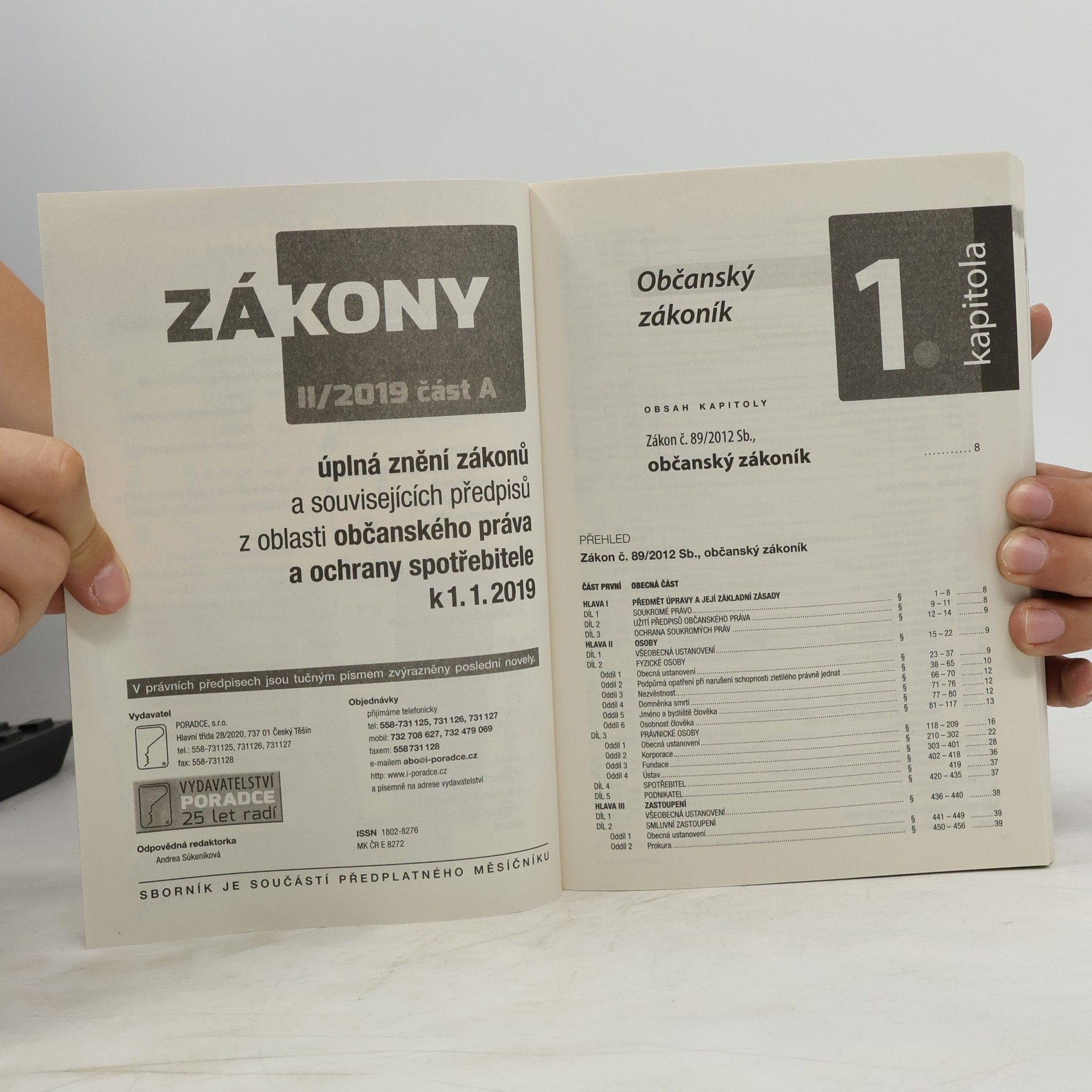 Various authors Zákony 2019 II. část A