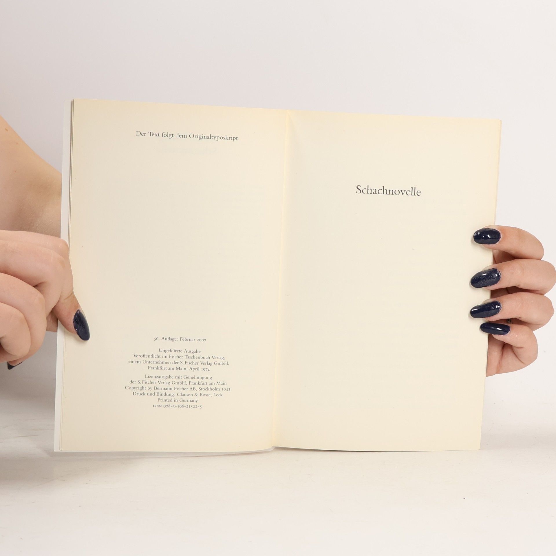Stefan Zweig Schachnovelle