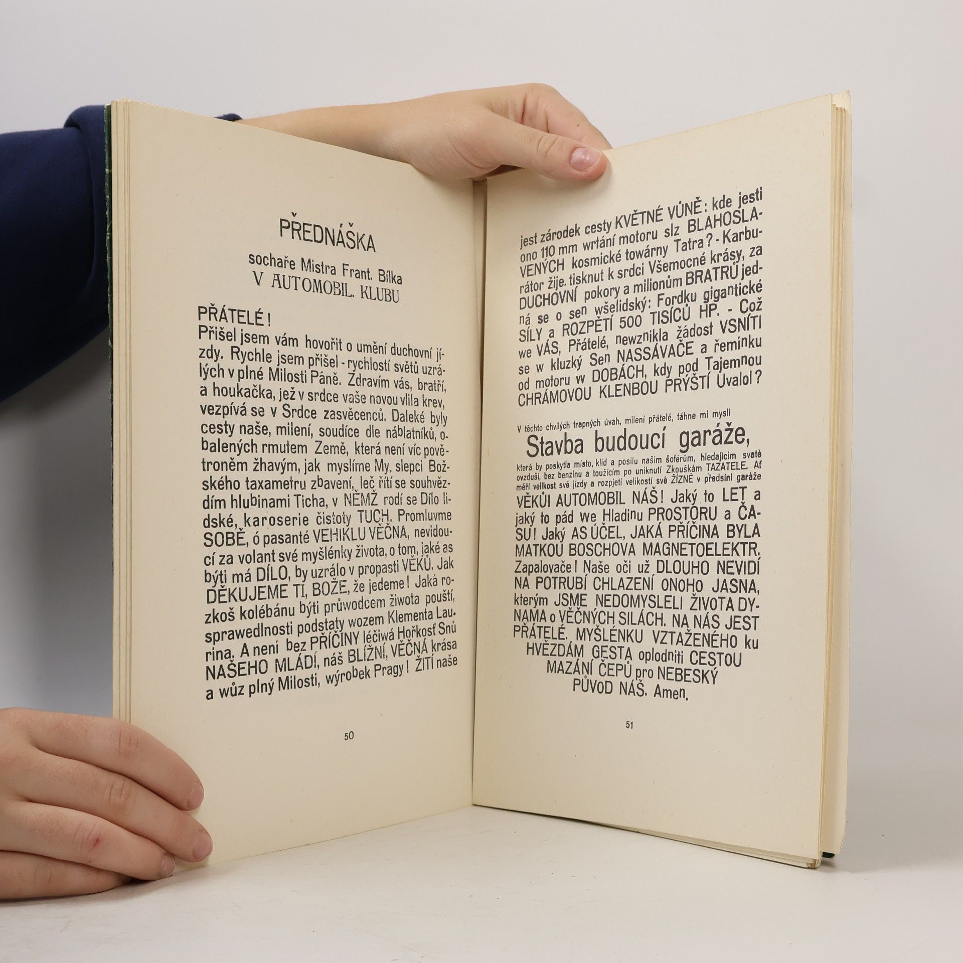 Josef Váchal Nový kalendář tolerancý na rok 1923, aneb Rokodník, ve kterém na každý den nějaký bludař neb jiná pozoruhodná a znamenitá osoba a svátek vynajíti se může