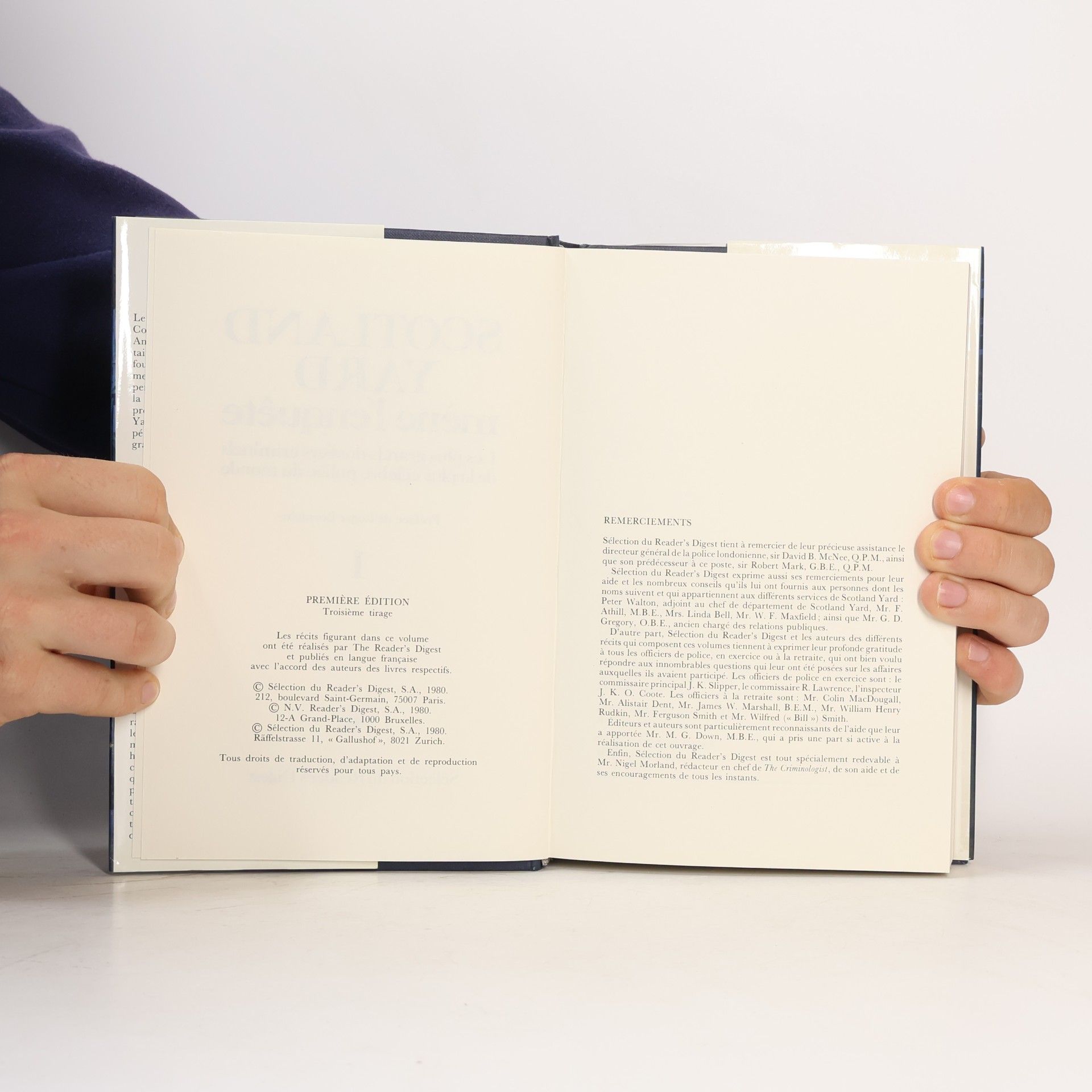 Collectif d'auteurs Scotland Yard mène l'enquête 1