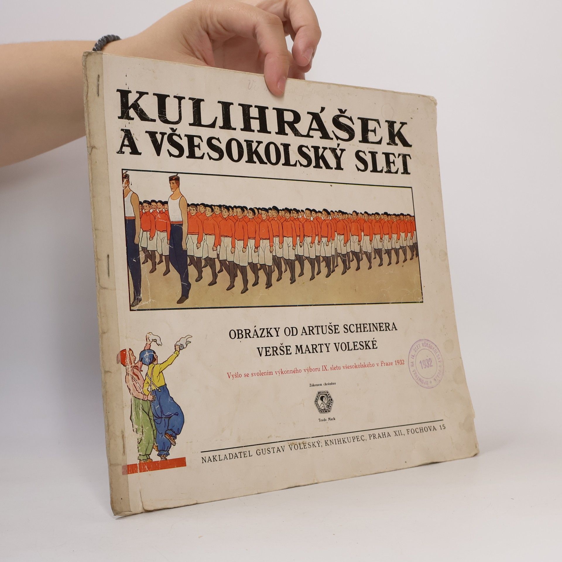 Voleská Marta Kulihrášek a všesokolský slet