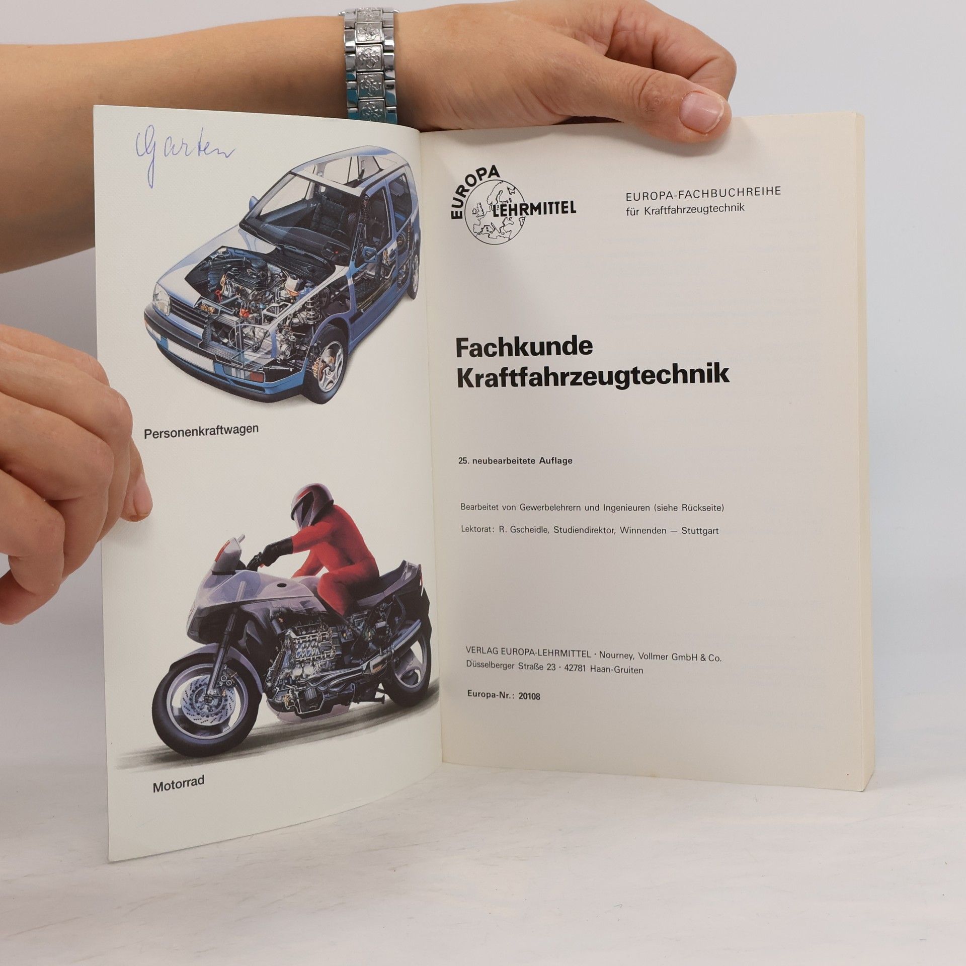 Autorenkollektiv Fachkunde Kraftfahrzeugtechnik