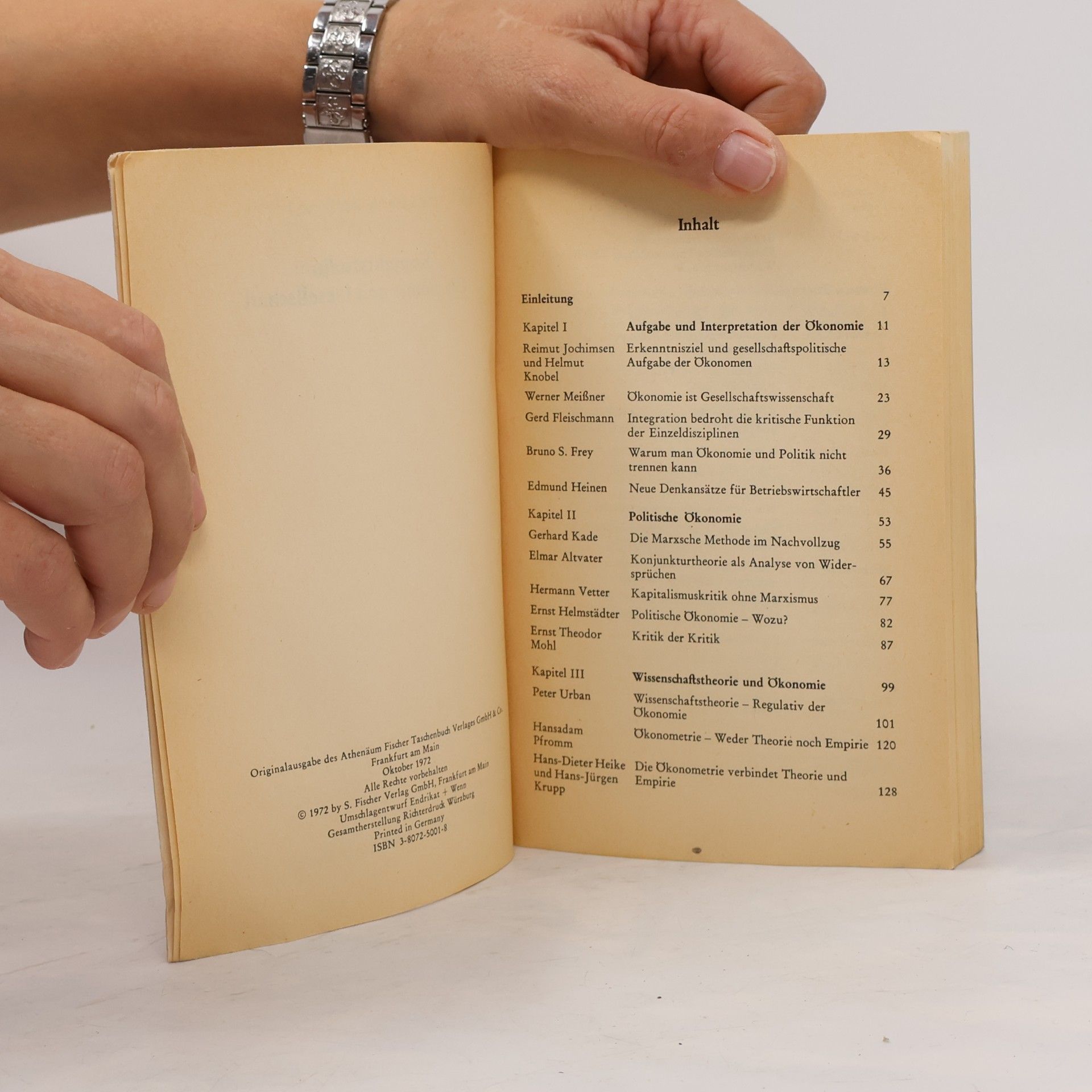 Regina Molitor Kontaktstudium - Ökonomie und Gesellschaft