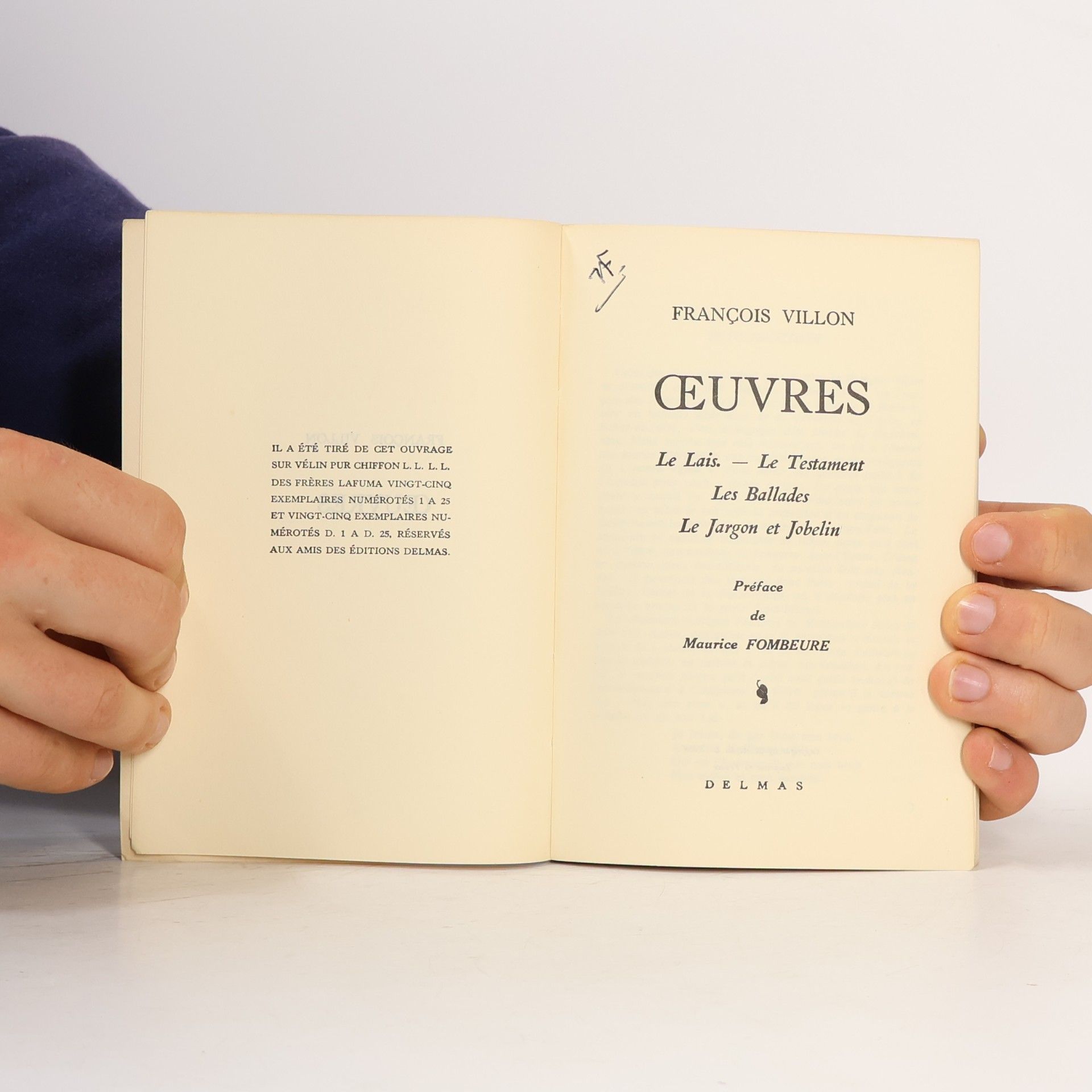 François Villon Œuvres
