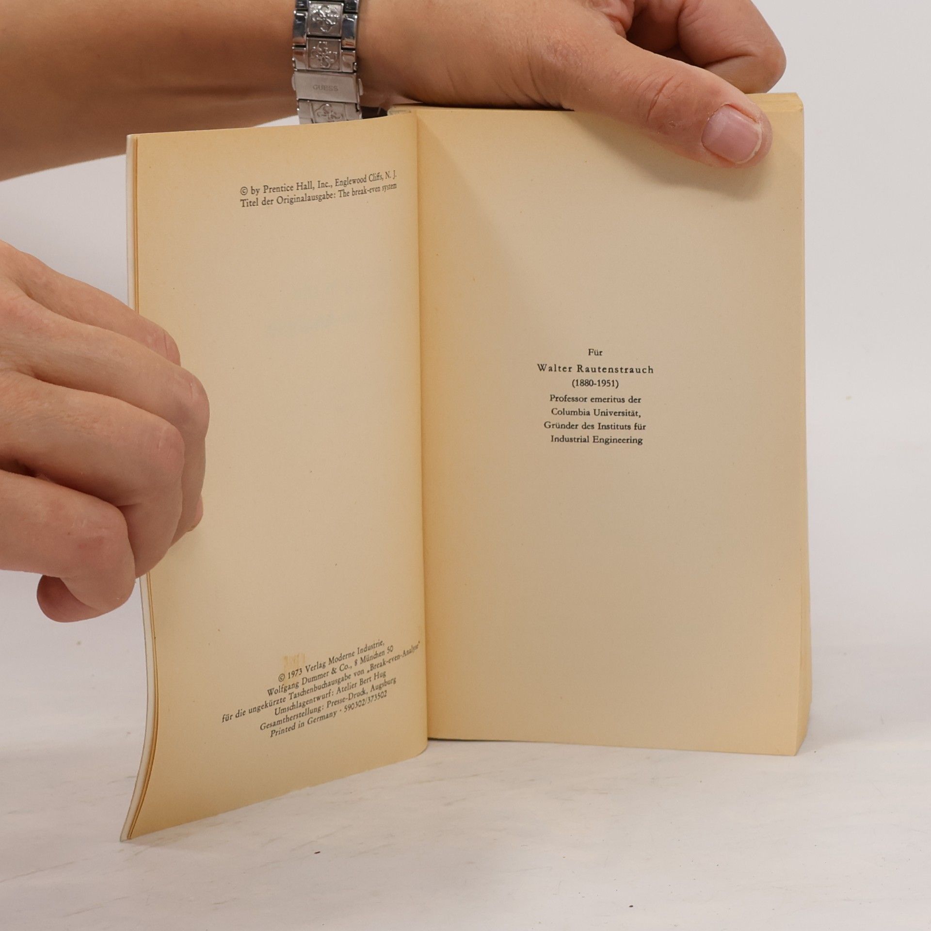 S.A. Tucker Einführung in die Break-even Analyse