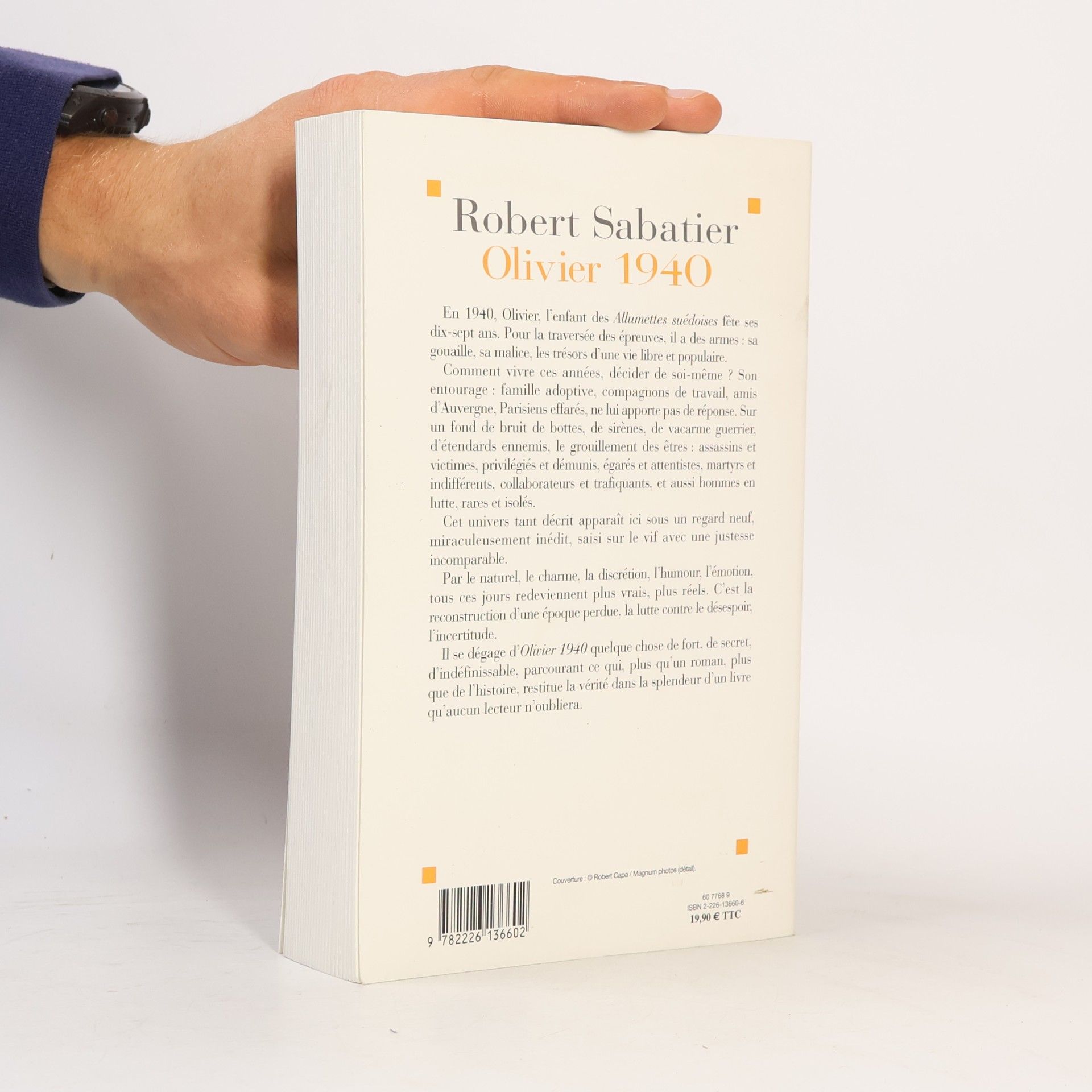 Robert Sabatier Olivier 1940