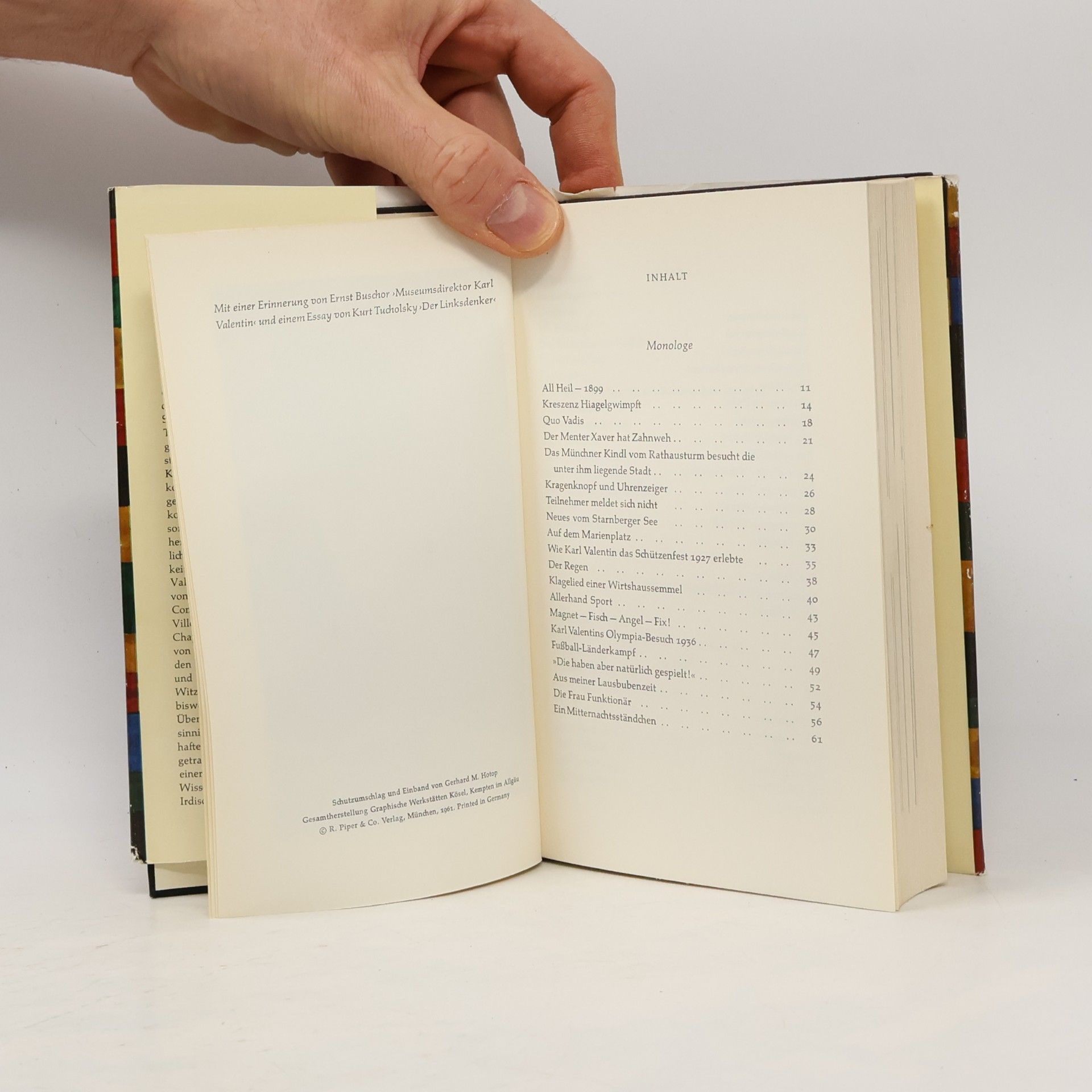 Karl Valentin Karl Valentin's gesammelte Werke