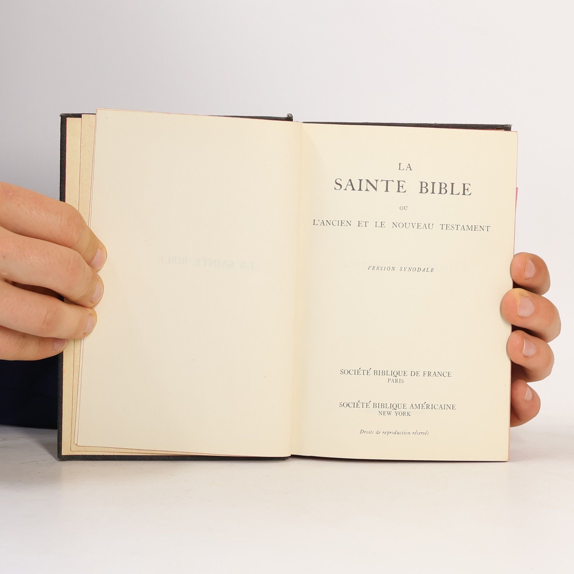 Collectif d'auteurs La Sainte Bible ou l'ancien et le nouveau testament