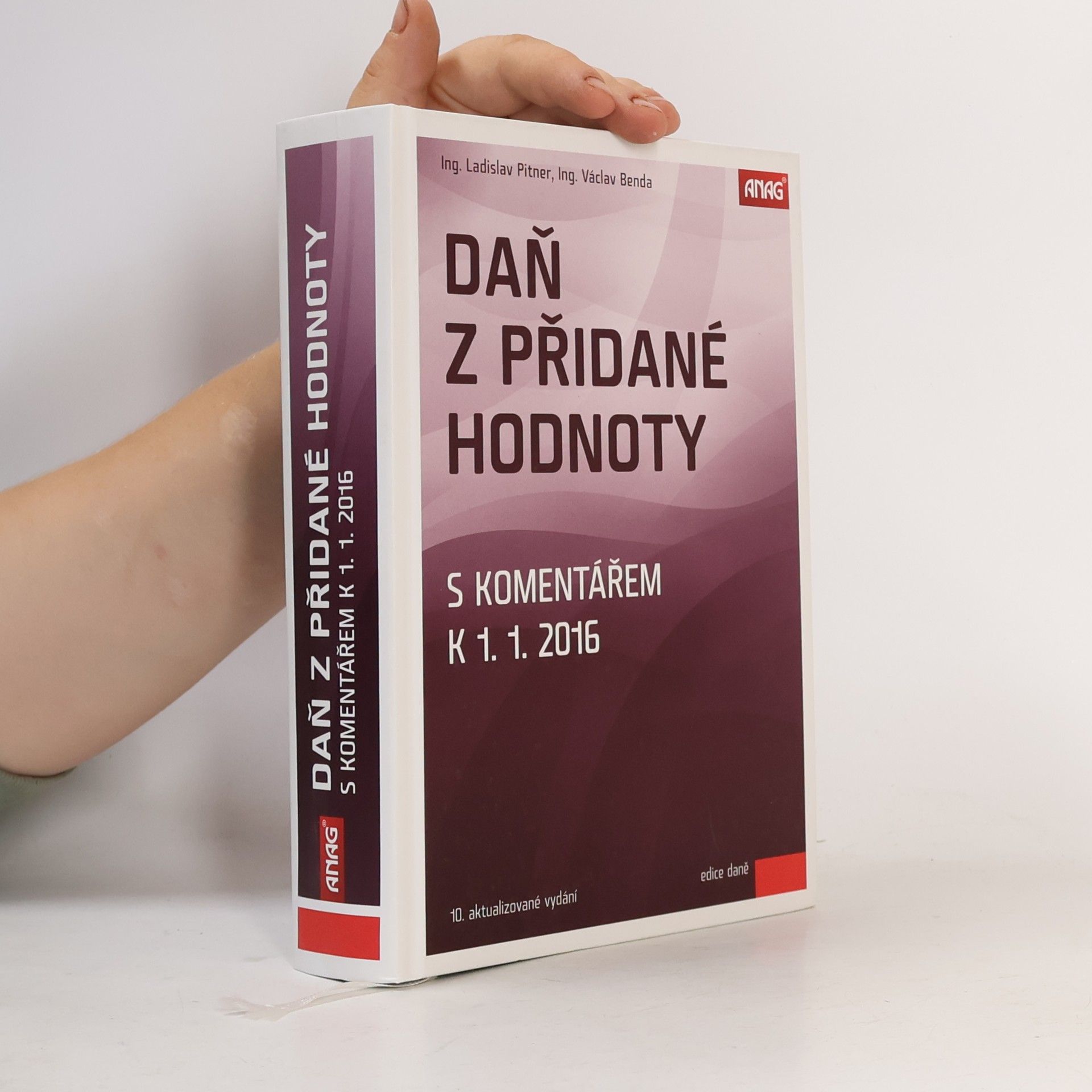 Václav Benda Daň z přidané hodnoty s komentářem k 1. 1. 2016