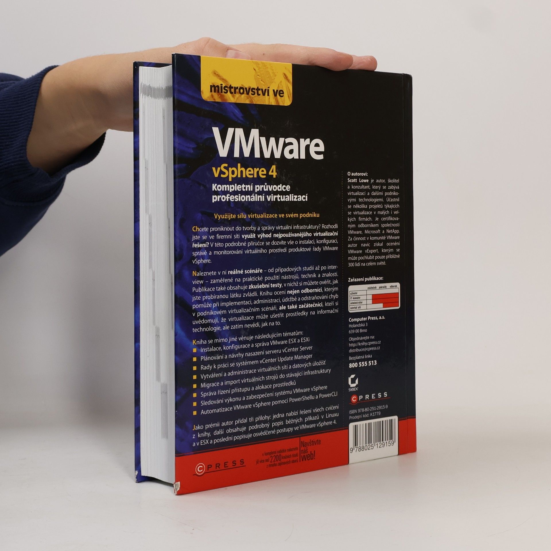 Scott Lowe Mistrovství ve VMware vSphere 4 : [kompletní průvodce profesionální virtualizací]