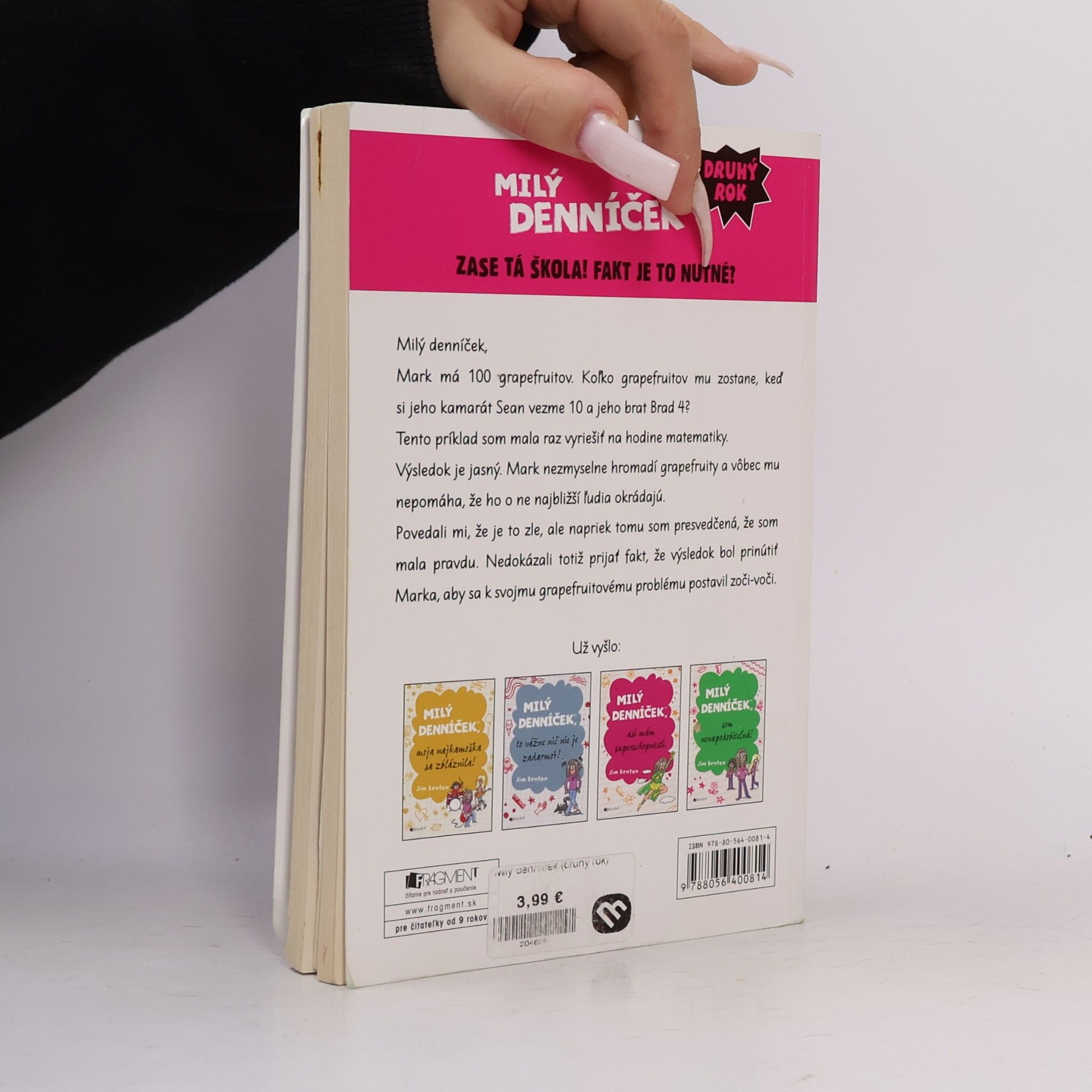 Jim Benton Milý denníček. Druhý rok. Zase tá škola! Fakt je to nutné?