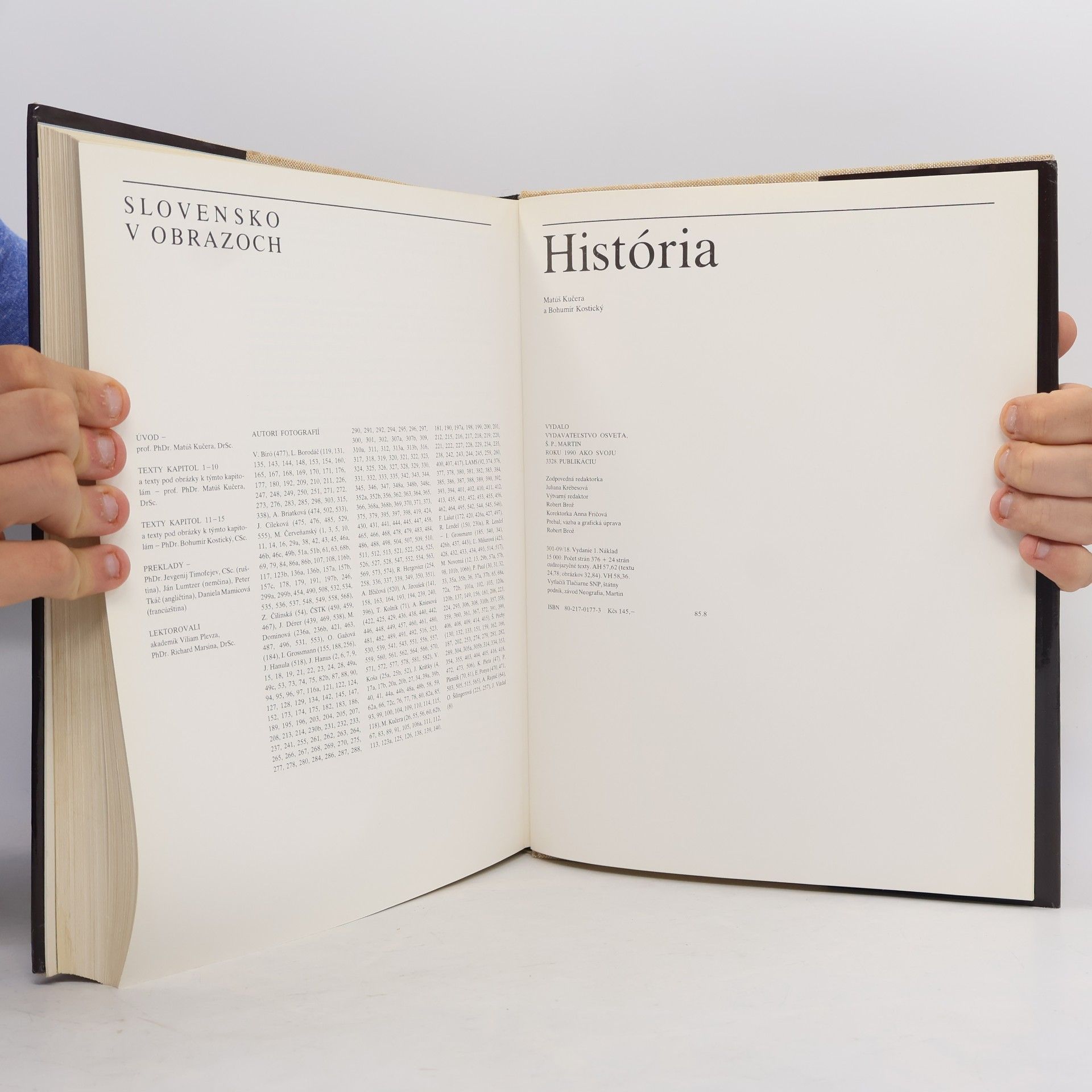 Matúš Kučera Slovensko v obrazoch - História